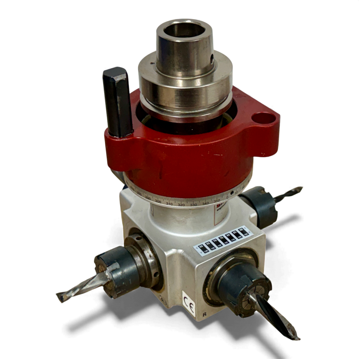 IMA ATEMAG CNC HBE Adapteraggregat Bohr und Fräsaggregat 4 Werkzeugausgänge Art Nr 147009FSQUIM5N HBE
