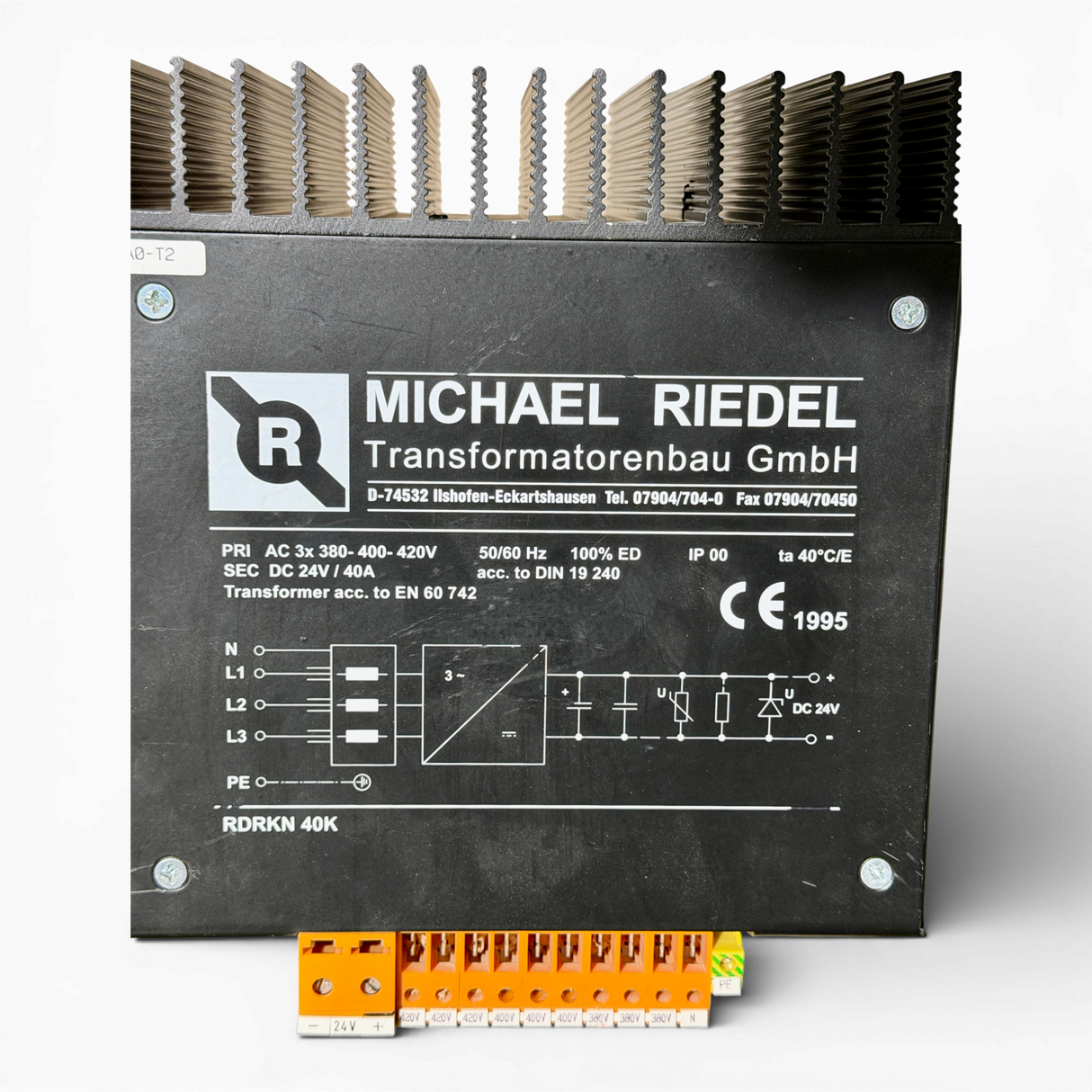 Michael Riedel Transformator Gleichrichter RDRKN 40 K | Art.-Nr. RDRKN 40 K