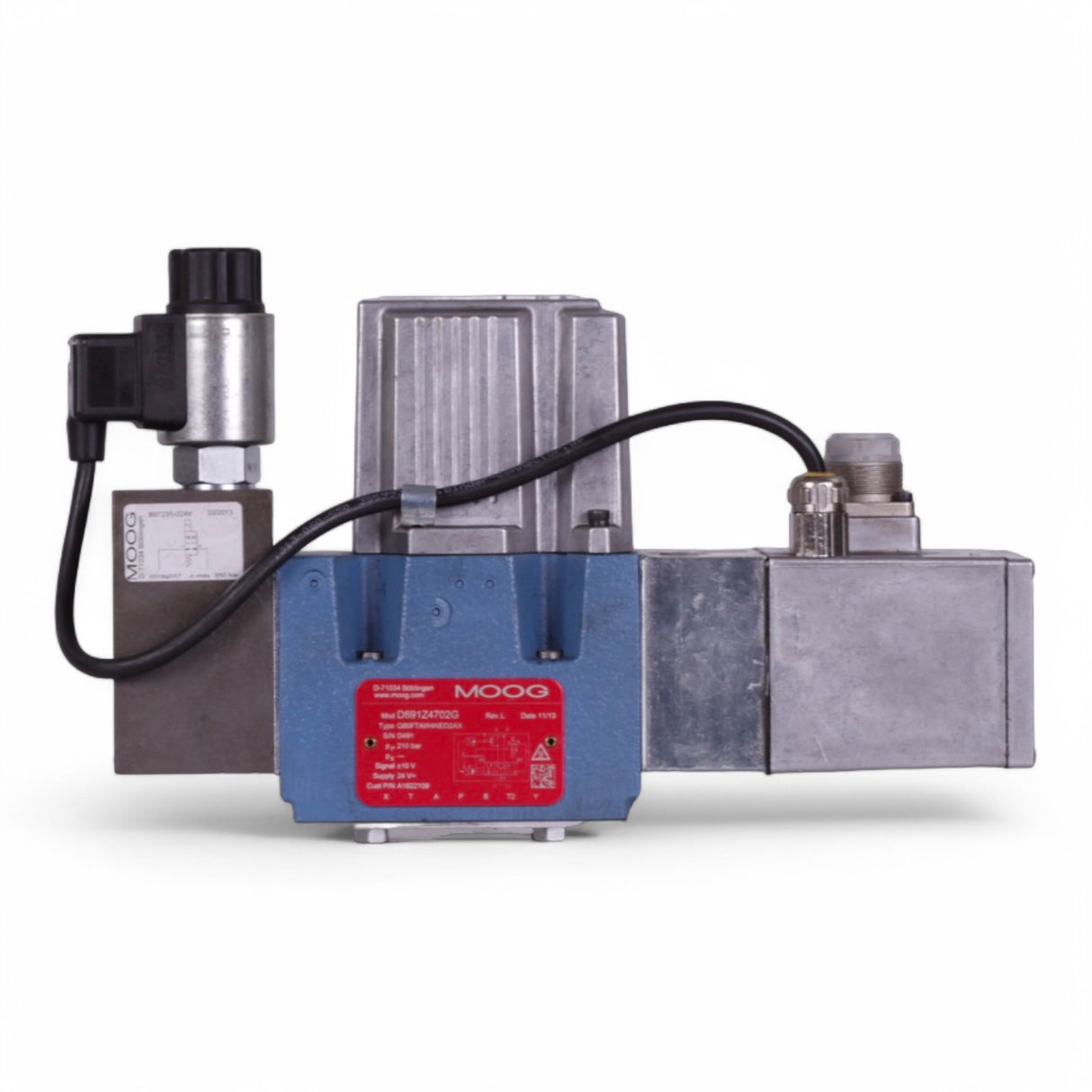 MOOG Servoventil D691Z4702G mit Vorsteuerstufe B97235-024V