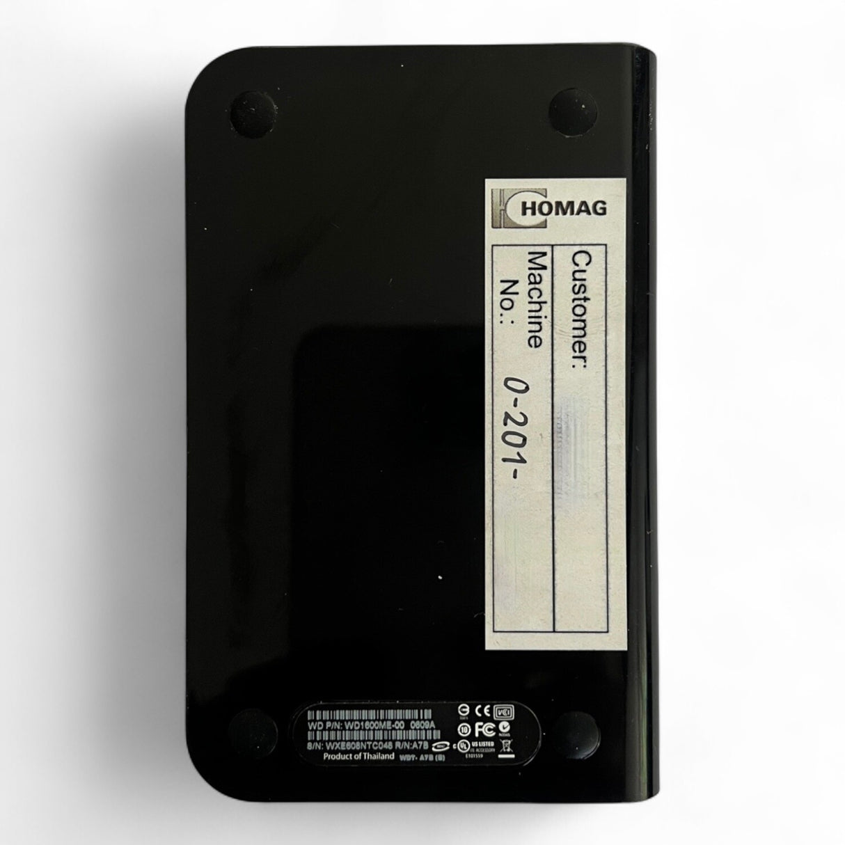 Homag externe Festplatte Art. Nr. 2-083-03-0086 BAZ 32 power control disk WD Books