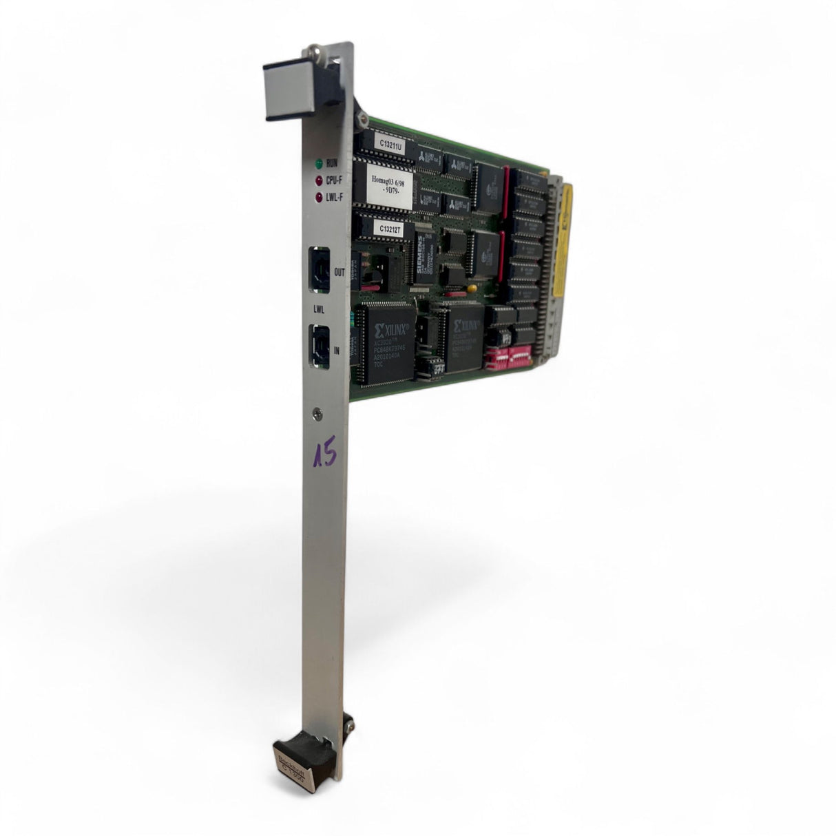 HOMAG HOMAG VME-Bus I/O Interface Module 6HE C1300-001MAST for control systems – Part No. 4-086-05-0287, Beckhoff / Homatic Part No. 4086050287