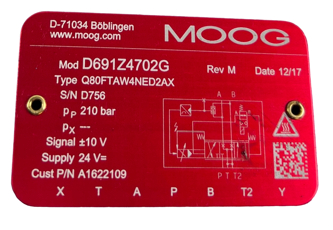 Moog MOOG D662Z4854B Proportionalventil Art.-Nr. 662485