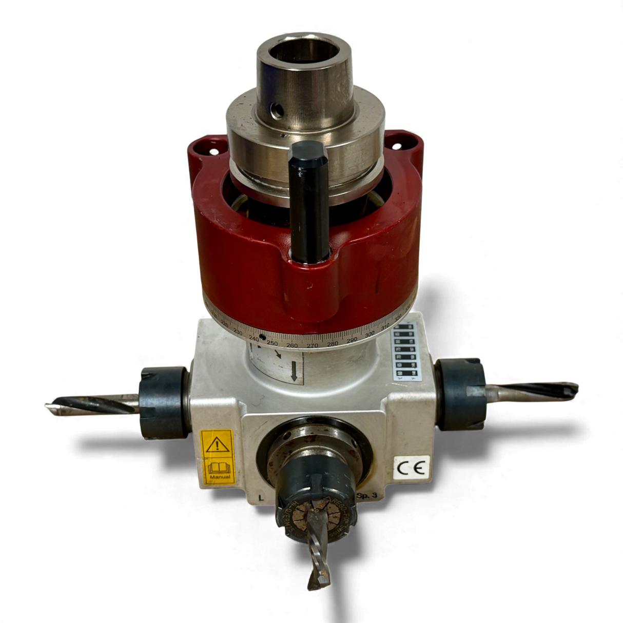 IMA ATEMAG CNC HBE Adapteraggregat Bohr und Fräsaggregat 4 Werkzeugausgänge Art Nr 147009FSQUIM5N HBE