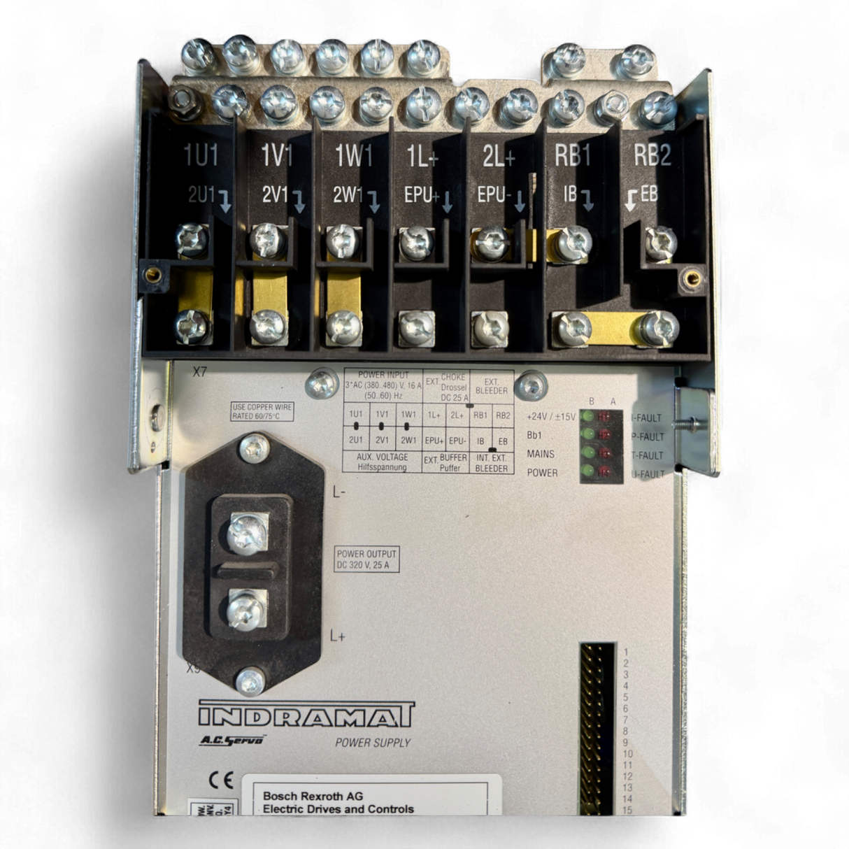 Bosch Rexroth Indramat Netzteil TVD 1.3-08-03 z.B. für HOMAG BOF BAZ 41/32 | Art.-Nr. R911268887 Power Supply Modu