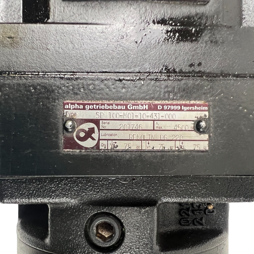 INDRAMAT REXROTH MKD090B-047-KP1-KN Servomotor mit Alpha Getriebe SP 100-M01-10-431-000