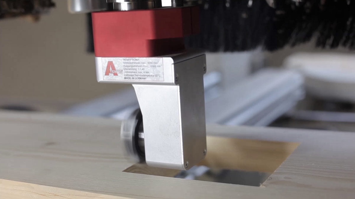 ATEMAG Extra 2 Function Line CNC-Eckenausklinkaggregat für Felder Bearbeitungszentren