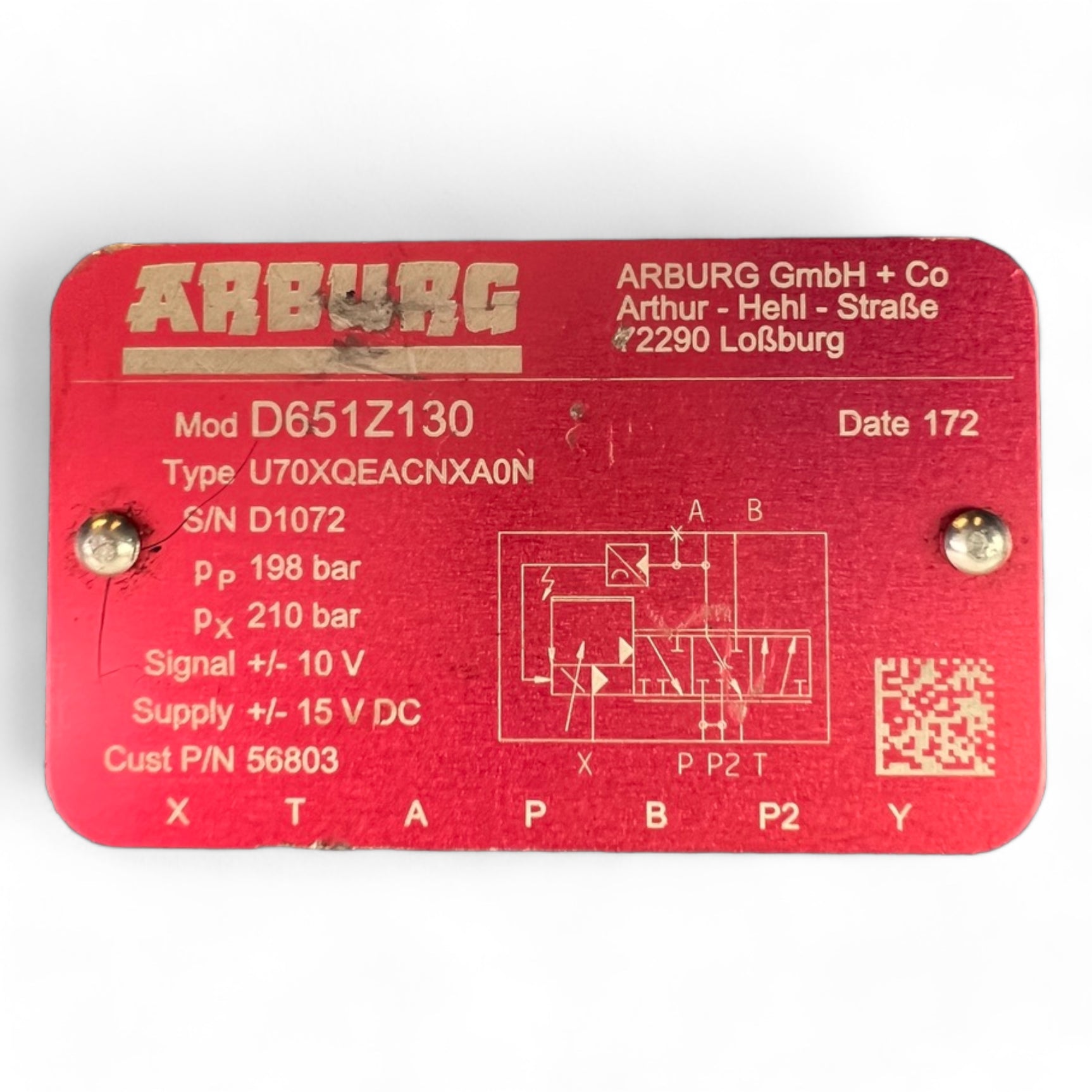 Moog ARBURG Ventil D65Z130 Type U70XQEACNXA0ND691Z4702G – Ansicht 8