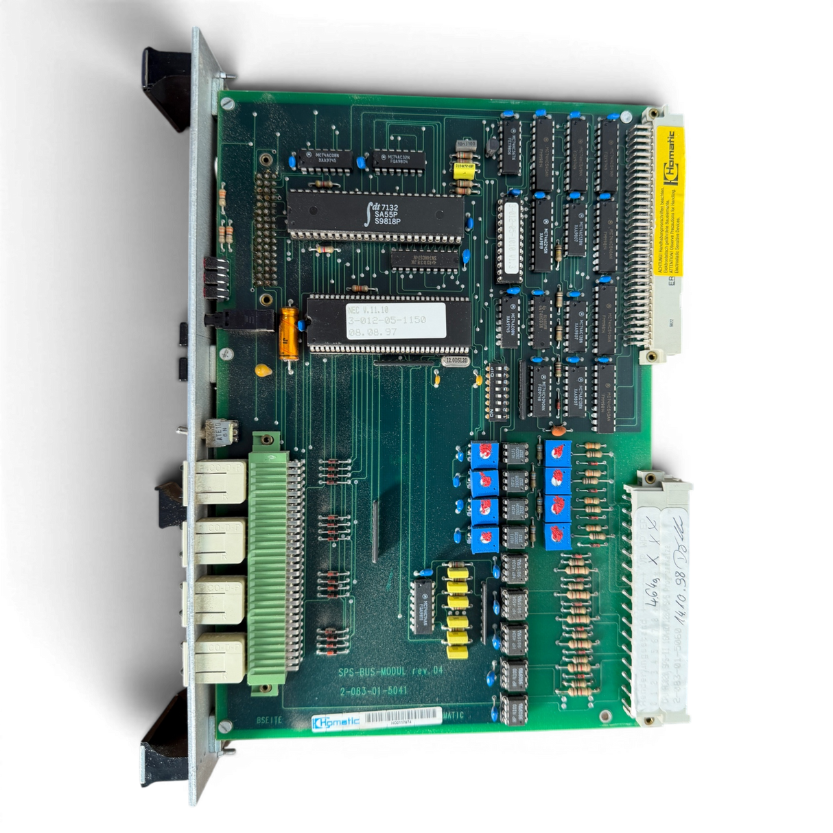 HOMAG Achskarte CPU HC020 SPS II 16 MHz 128K PR.WALZE Rev.3 Art.-Nr. 2-083-01-5060