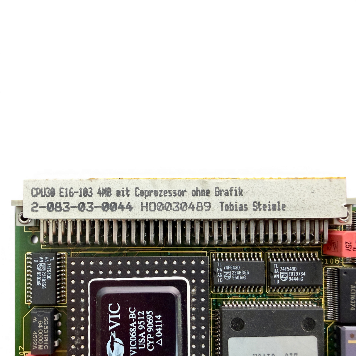 HOMAG ELTEC CPU30 E16-103 4MB mit Coprozessor ohne Grafik Art.-Nr. 2-083-03-0044 / 2083030044
