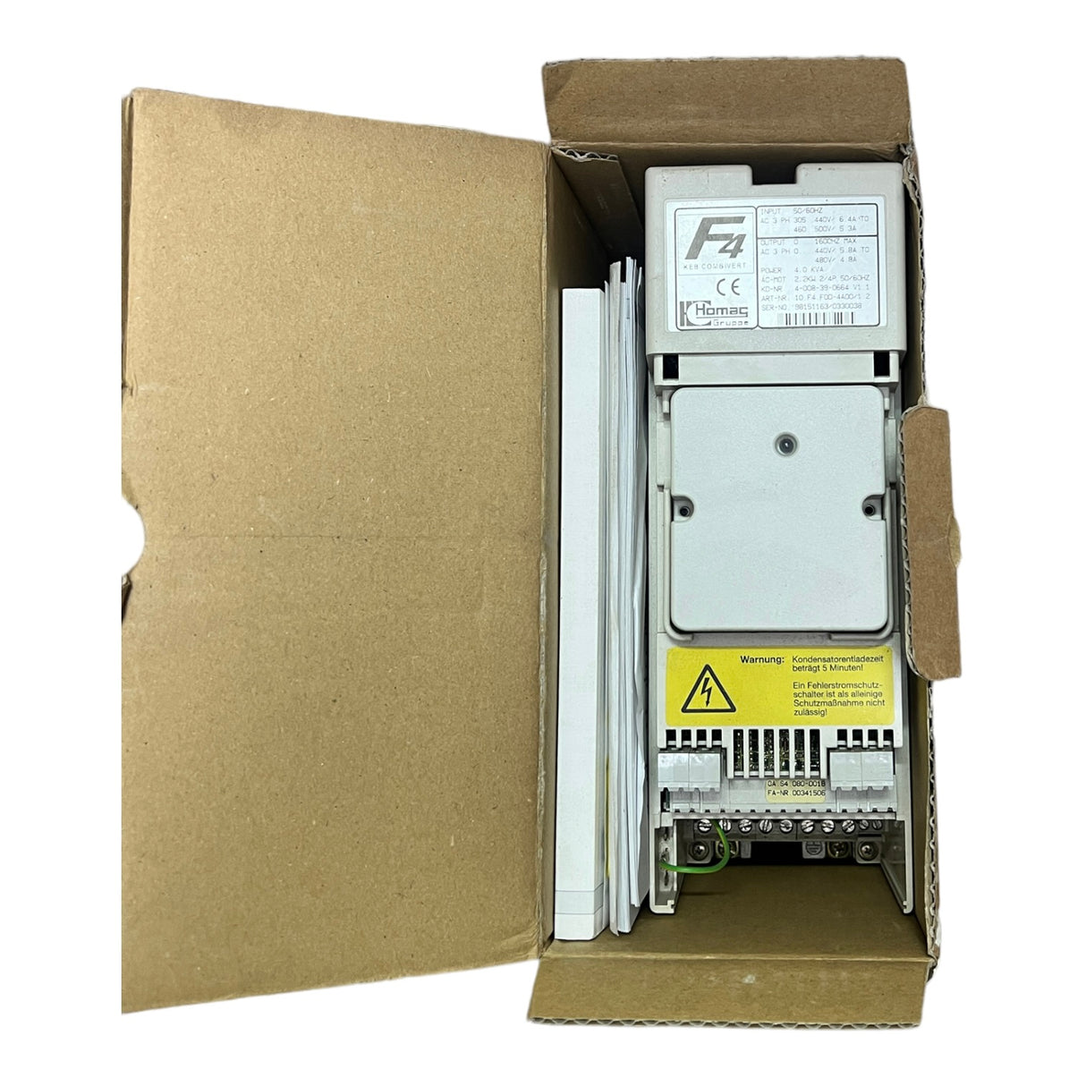 KEB HOMAG Combivert F4 10 F4 FOO-4A00/1.2 2,2 KW 4 kVA Art. 2-082-01-0048