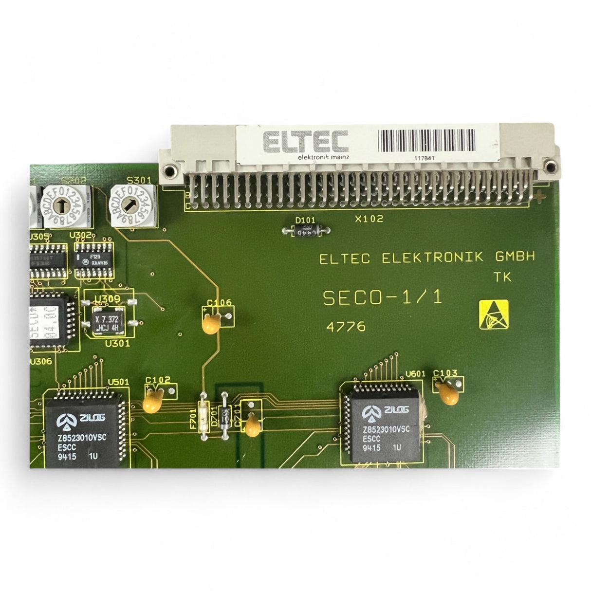 Homag Steuerkarte Artikelnummer 2-083-03-0202 Eltec Karte SECD 6xR5232 VME-Bus IRQ 2