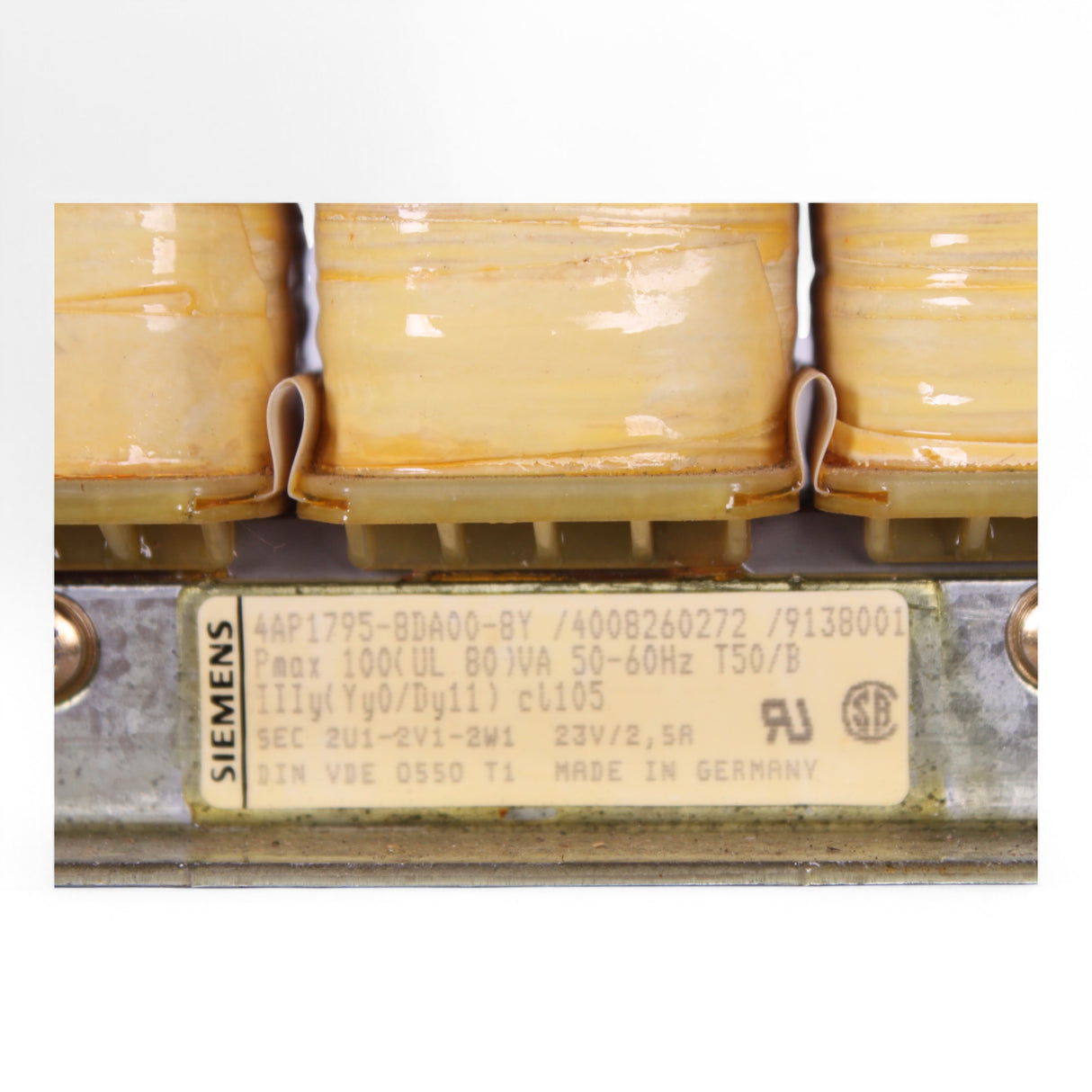 Siemens transformer 4AP1795-8DA00-8Y power supply