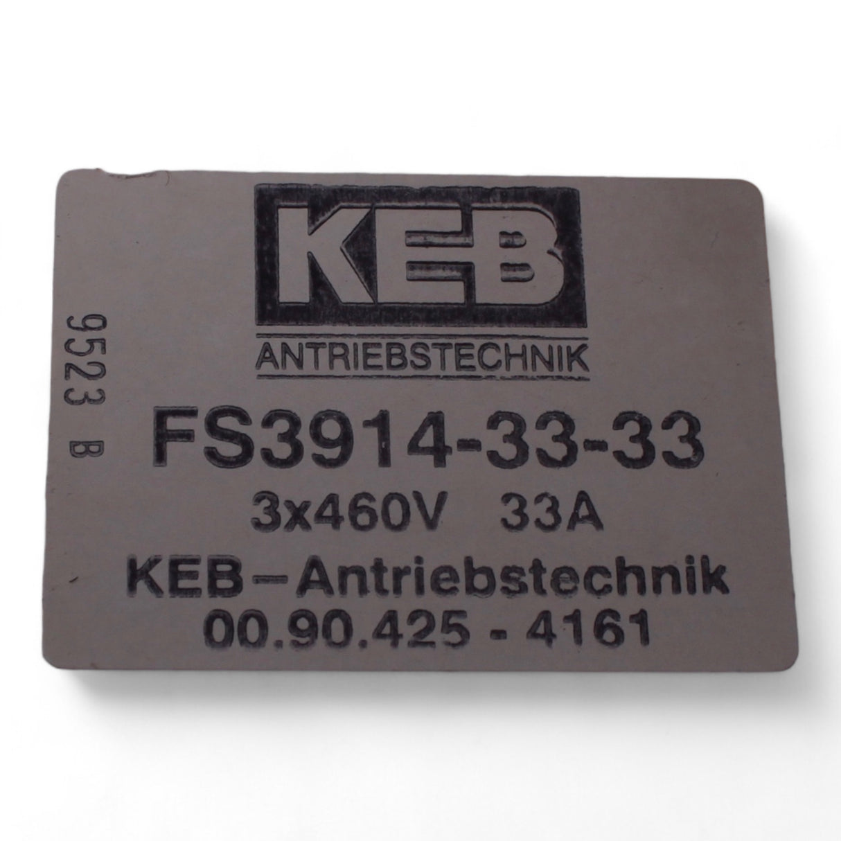 KEB HOMAG FS3914-33-33 00.90.425-4161 Filter 3x460V 33