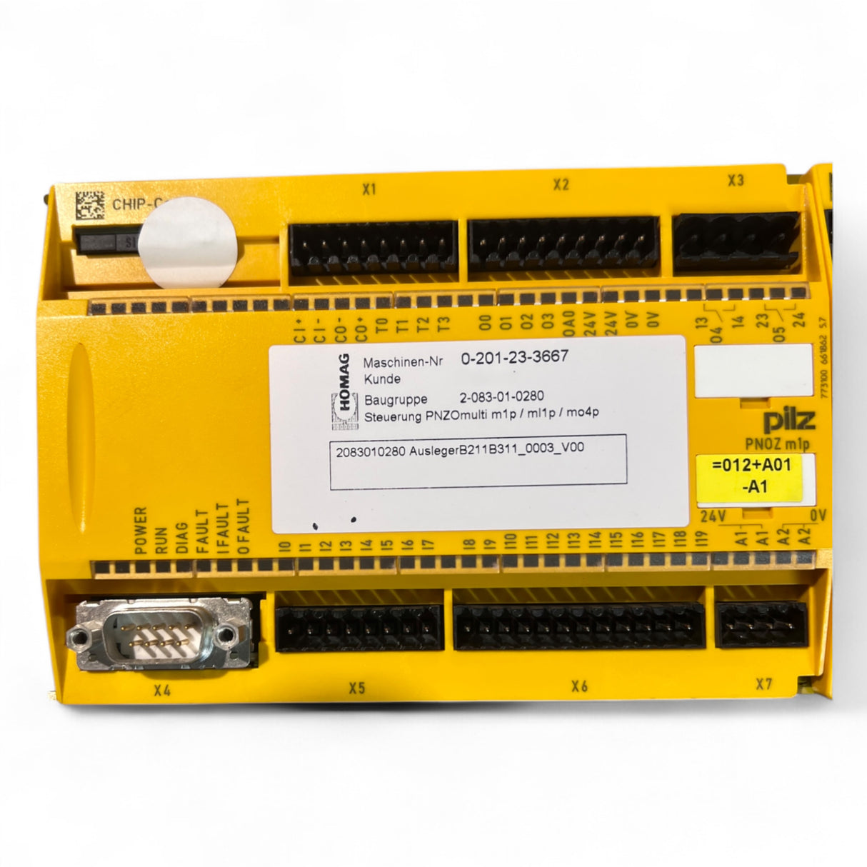 HOMAG Sicherheitssteuerung PNOZmulti m1p + mo4p Baugruppe 2-083-01-0280 ( 2083010280) BOF 211