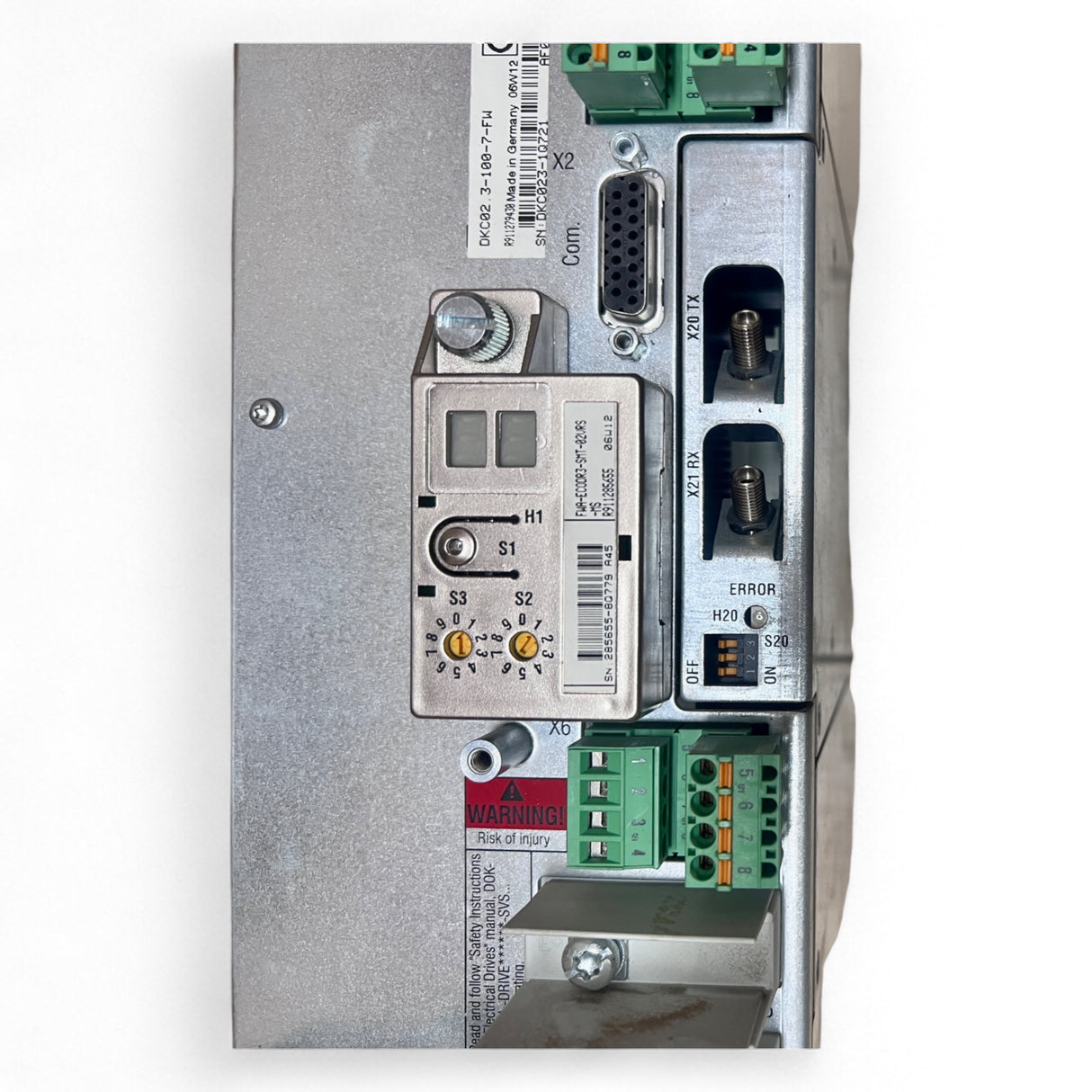 Bosch Rexroth Indramat Servoregler DKC02.3-100-7-FW mit Firmware-Modul ESM02.3-FW und FWA-ECODR3-SMT-02VRS25583