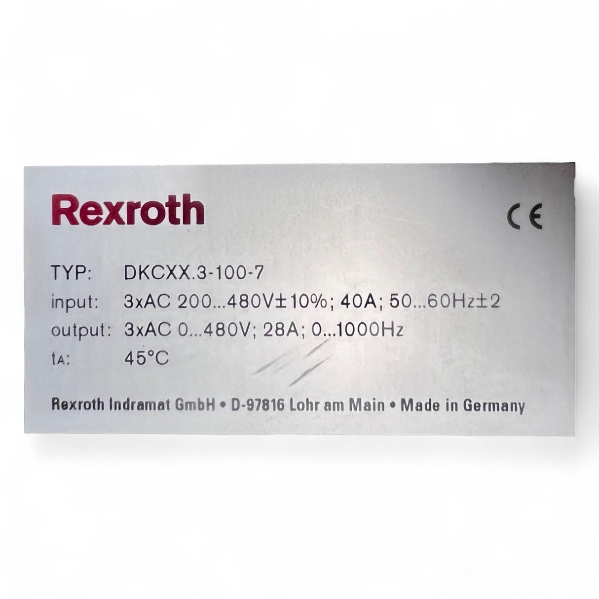 Bosch Rexroth Indramat Servoregler DKC02.3-100-7-FW mit Firmware-Modul ESM02.3-FW und FWA-ECODR3-SMT-02VRS25583
