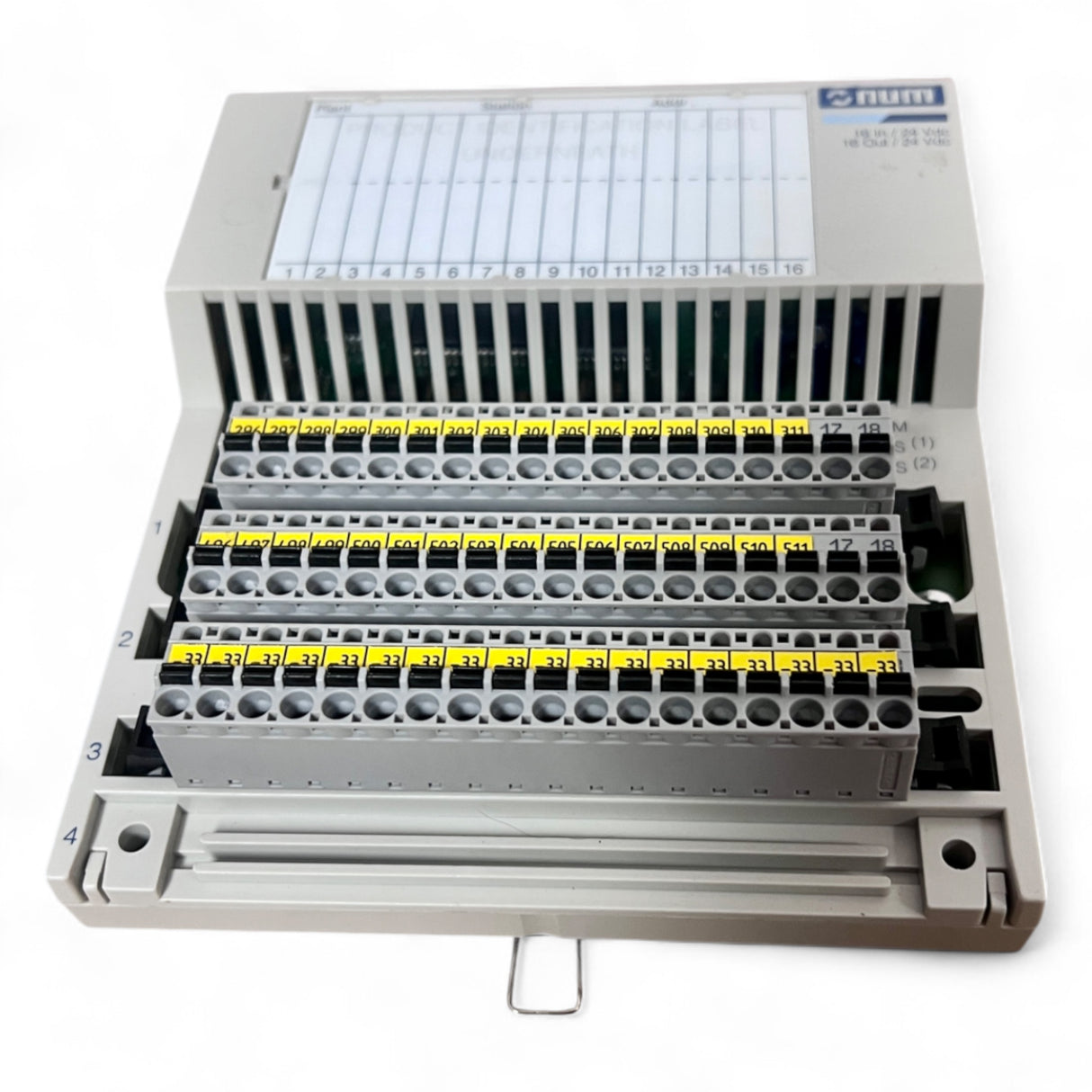 NUM 16I/16O Digital Module – P/N: 0263900004 16 In/16 Out 24 VDC Modul