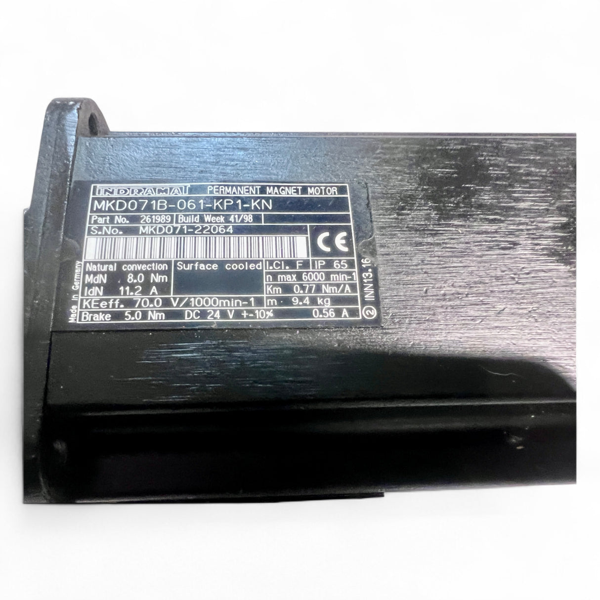 Indramat Servomotor MKD071B061KP1KN 8Nm IP65 digital mit Bremse ideal für HOMAG BOF 41 HOMAG Nr. 4075010557