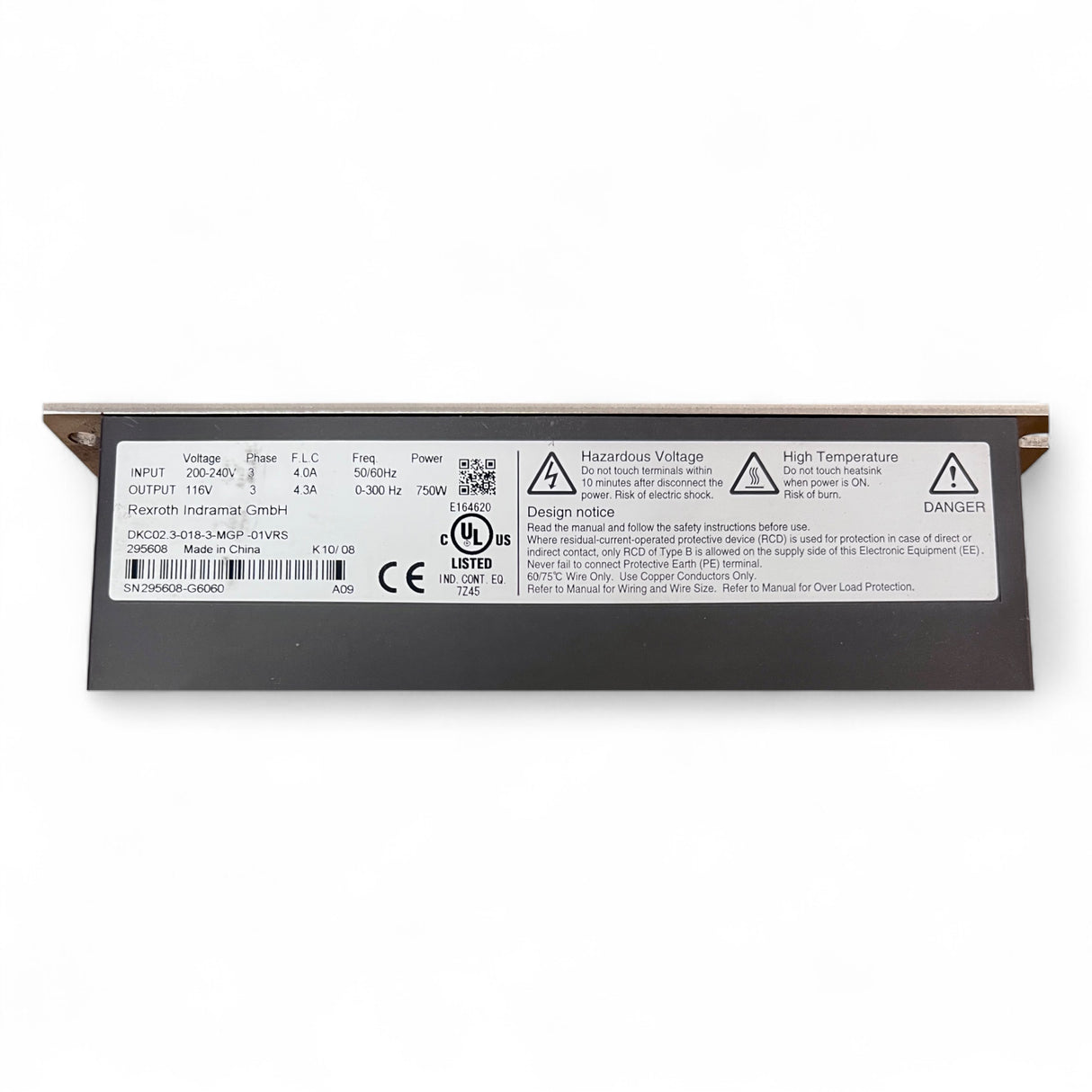 Rexroth Indramat ECODRIVE Cs DKC02.3-018-3-MGP-01VRS Art.-Nr. 295608