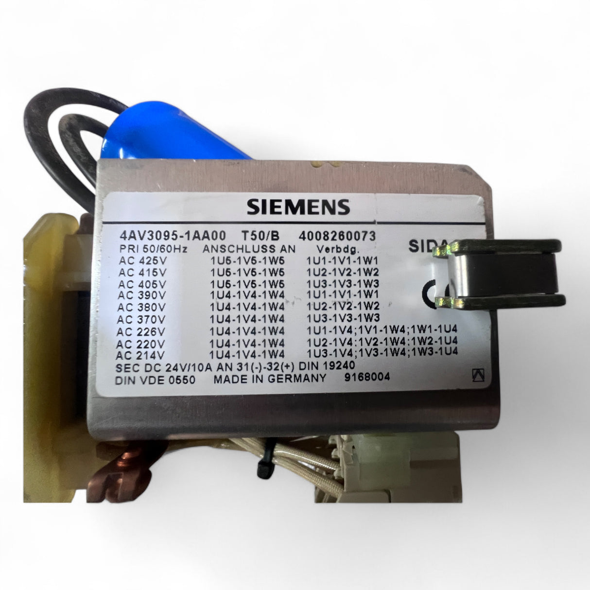 Siemens transformer 4AP1795-8DA00-8Y power supply