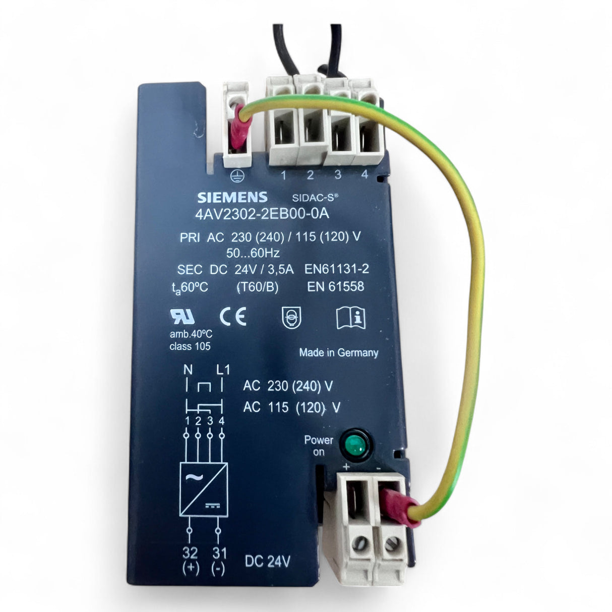 SIEMENS 4AV3400-2AB SIDAC TRANSFORMER