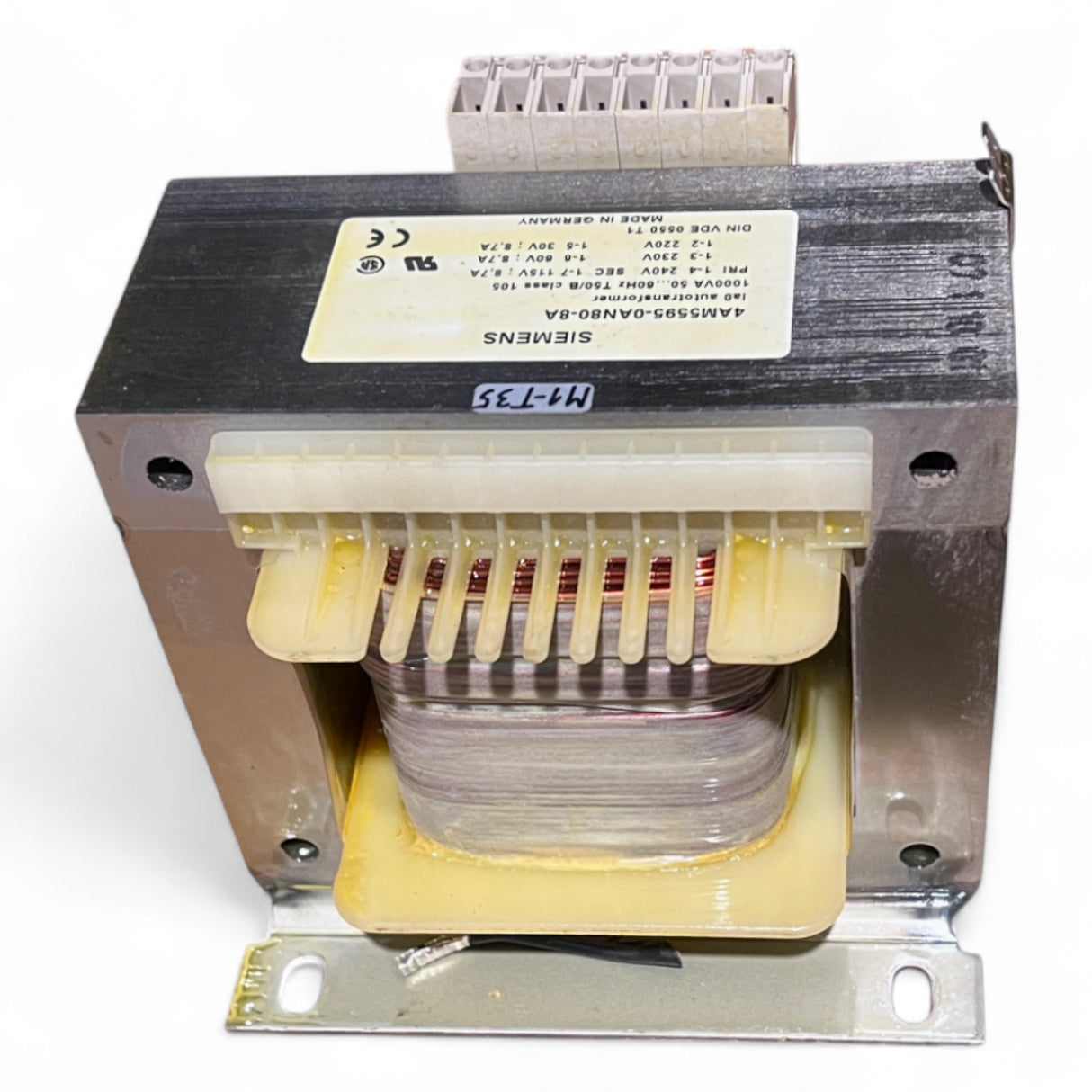 Siemens Autotransformator 1000 VA 240→115/60/30 V – 4AM5595-0AN80-8A | Step-Down | Control (aut.)