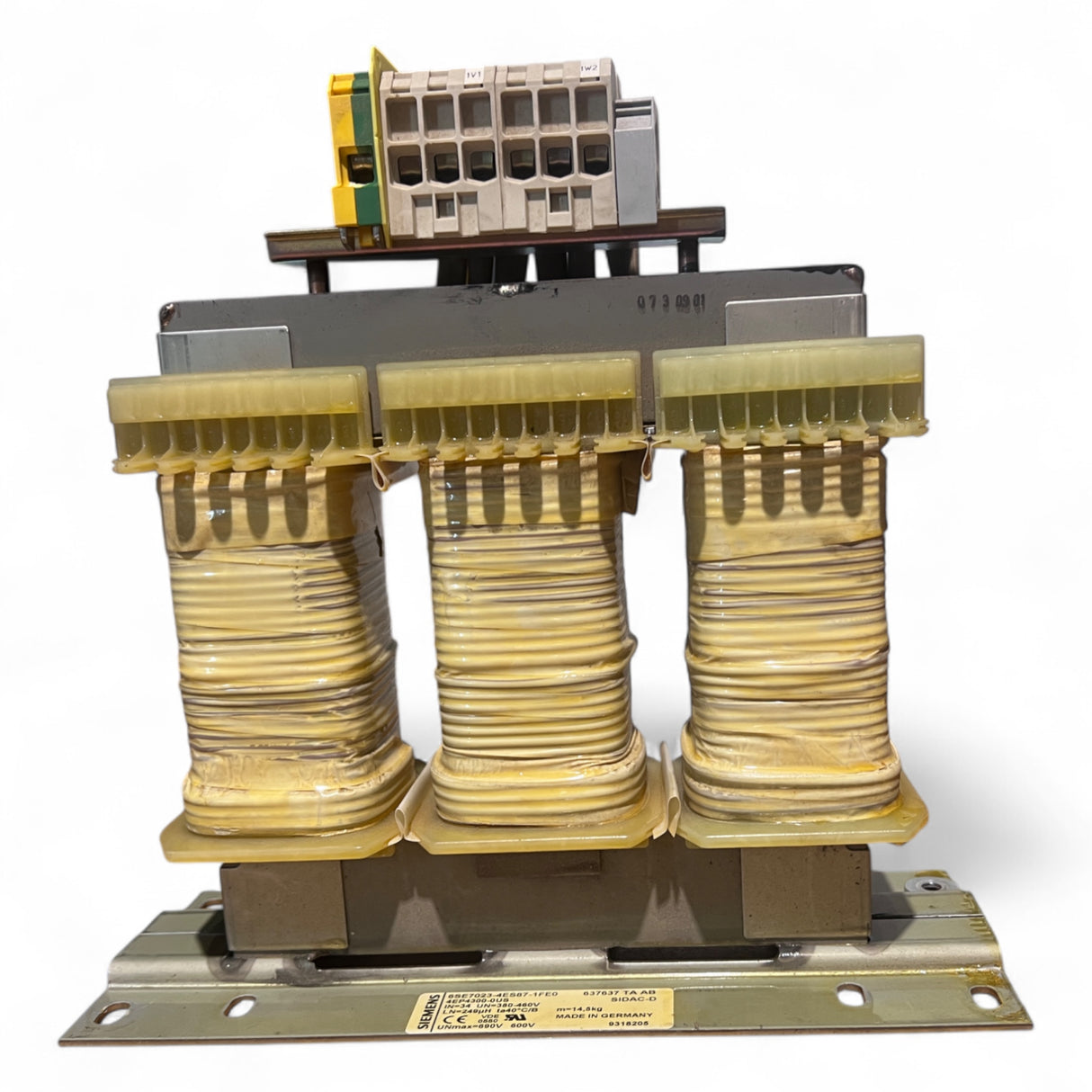 Siemens Netzdrossel 34 A 380–460 V 249 µH – Line Reactor | Drosselspule | 6SE7023-4ES87-1FE0
