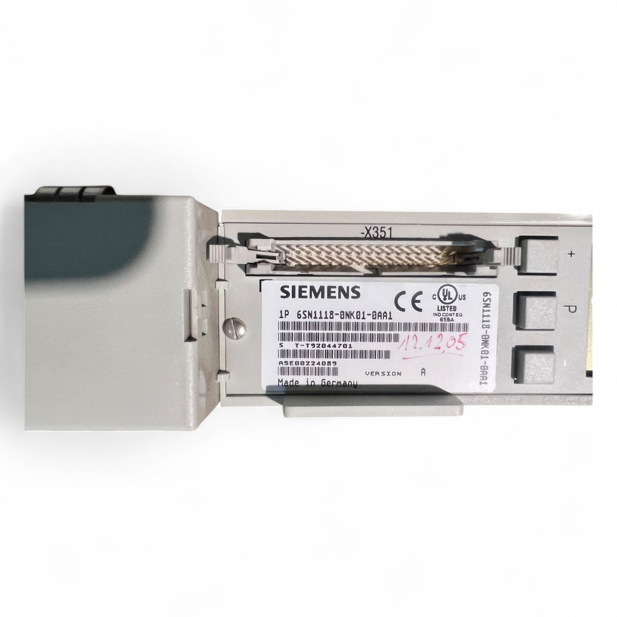 Siemens SIMODRIVE LT-Modul INT. 2×8 A Art.-Nr. 6SN1123-1AB00-0HA1 geeignet für IMA Maschinen