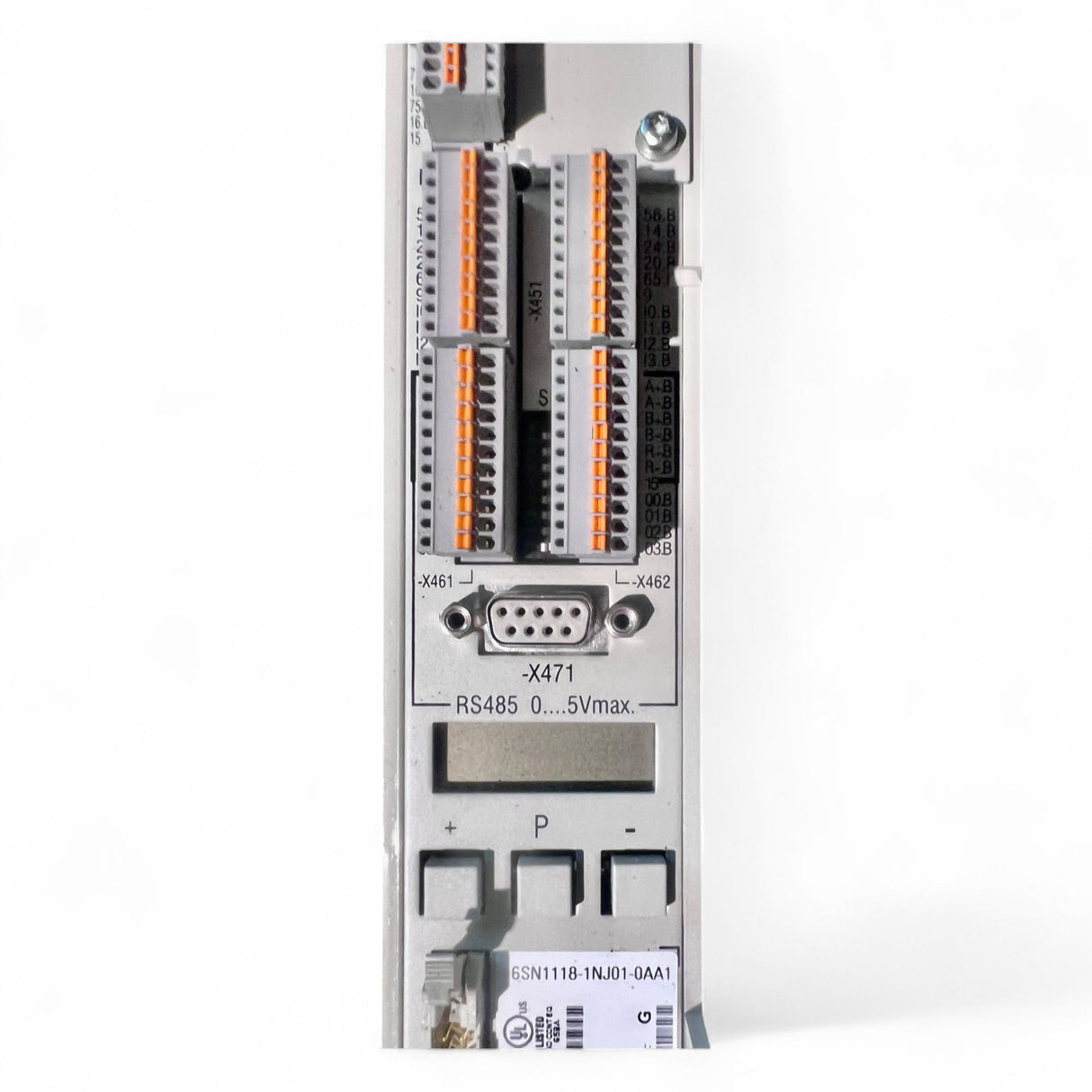 Siemens SIMODRIVE 611 U 1-Achs-Regelung Art.-Nr. 6SN1118-1NJ01-0AA1 + LT-Modul INT. 15A Art.-Nr. 6SN1123-1AA00-0AA1 geeignet f. IMA Maschinen