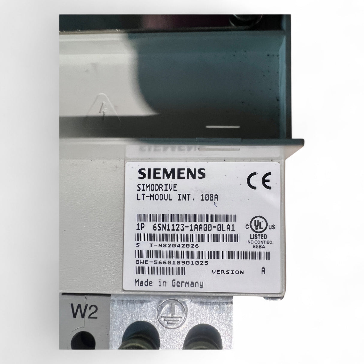 Siemens SIMODRIVE LT-Modul INT. 108A (Art.-Nr. 6SN1123-1AA00-0LA1) + Software-Modul (Art.-Nr. 6SN1122-0BA11-0AA1), für IMA 610 V · S T-N82042026 / GWE-566018901025 · S T-K72039787 / GWE-566008901630