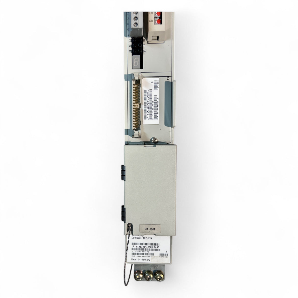 Siemens SIMODRIVE LT-Modul INT. 15A + Steuer-/Anschlussmodul Art.-Nr. 6SN1123-1AA00-0AA0 + 6SN1118-0AA11-0AA1