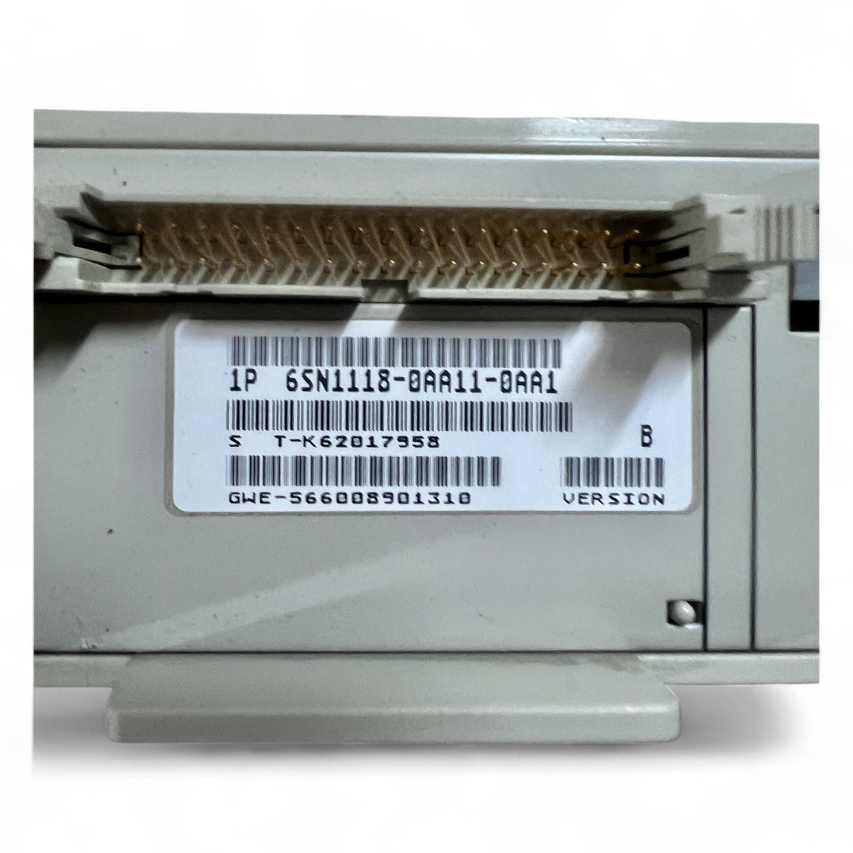 Siemens SIMODRIVE LT-Modul INT. 15A + Steuer-/Anschlussmodul Art.-Nr. 6SN1123-1AA00-0AA0 + 6SN1118-0AA11-0AA1