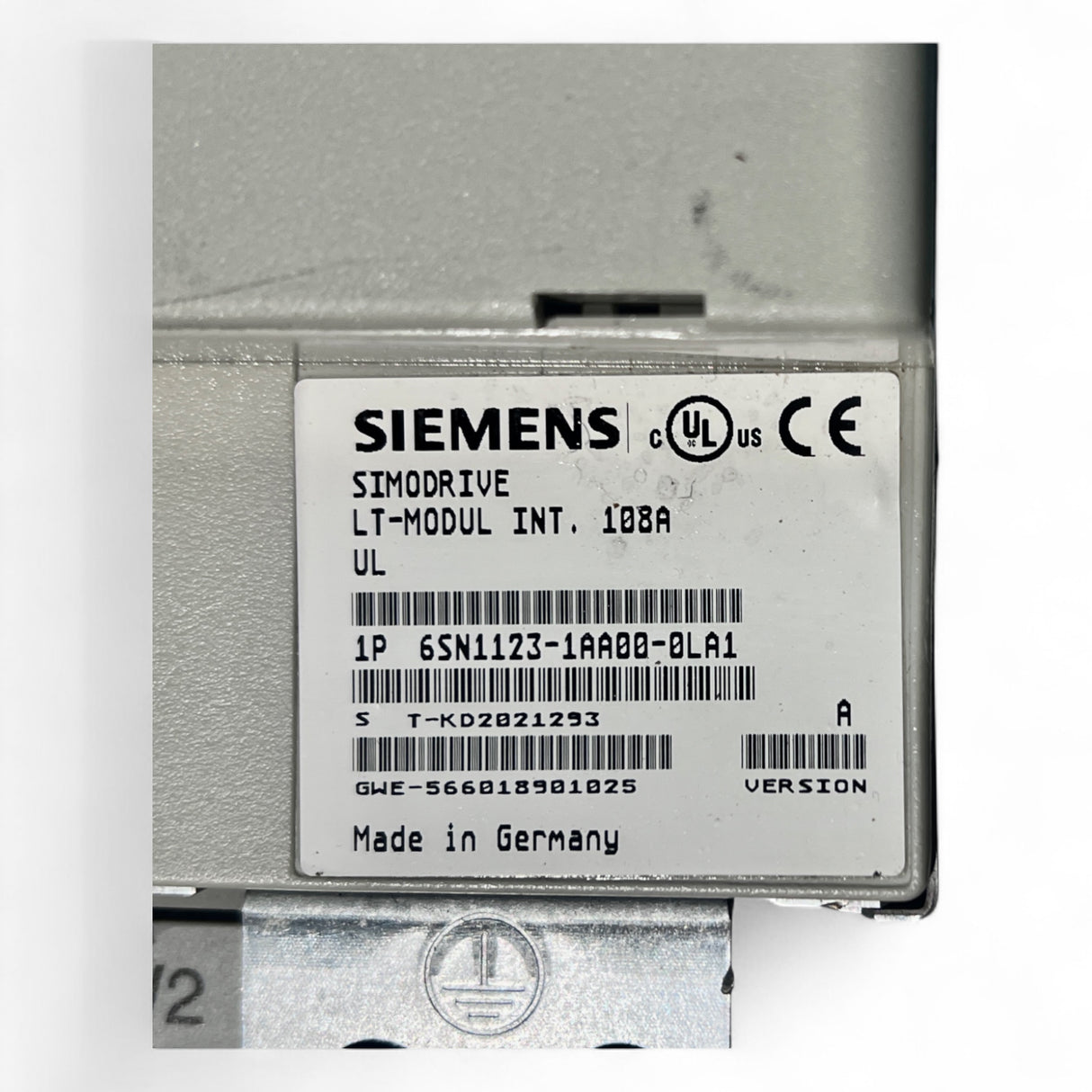 Siemens SIMODRIVE LT module INT. 2X8A (6SN1123-1AB00-0HA1)