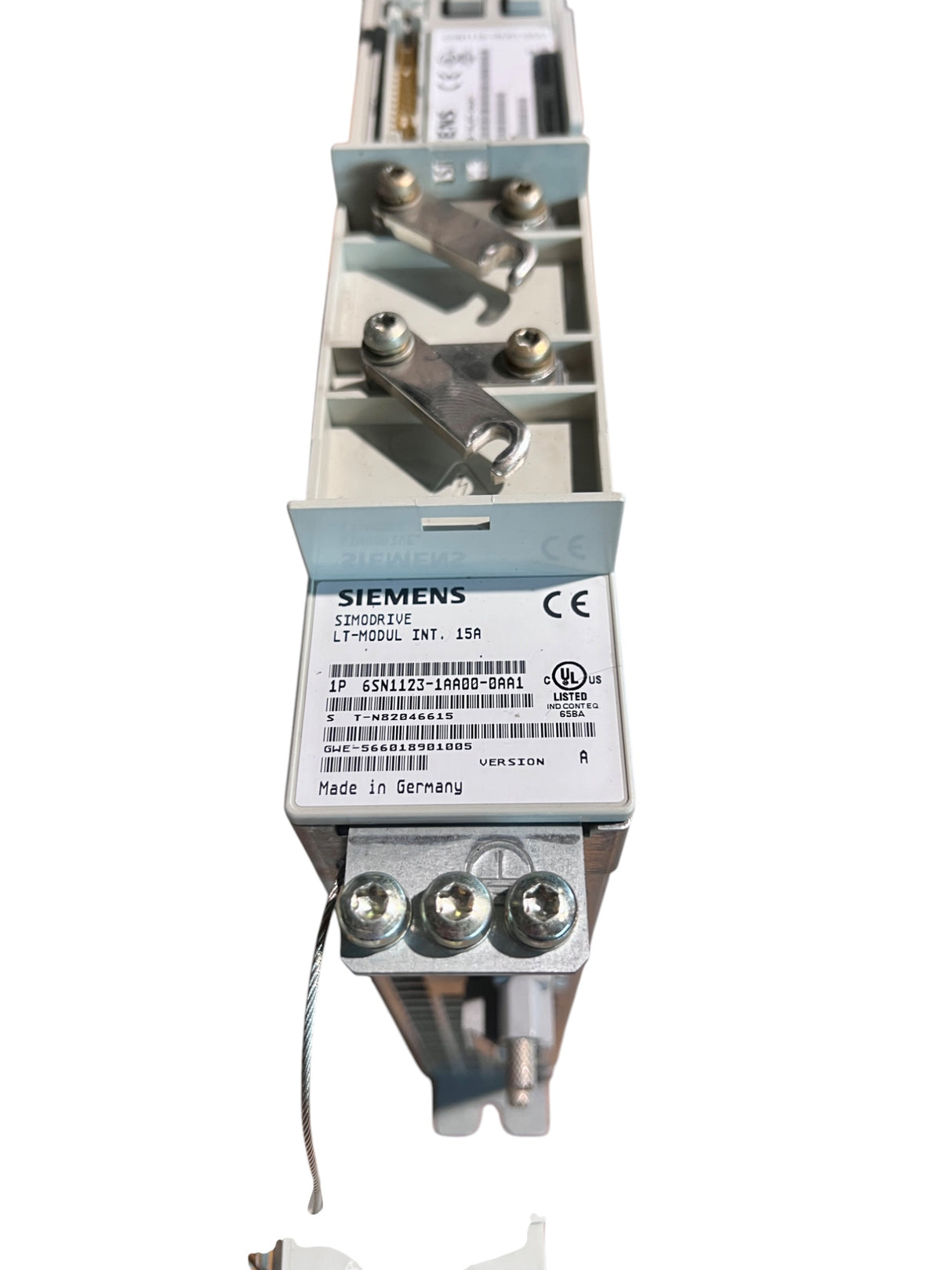 Siemens Simodrive Steuerungsmodul Art.-Nr. 6SN1118-1NJ01-0AA1 + LT-Modul INT. 15A Art.-Nr. 6SN1123-1AA00-0AA1 z. B. IMA Maschinen