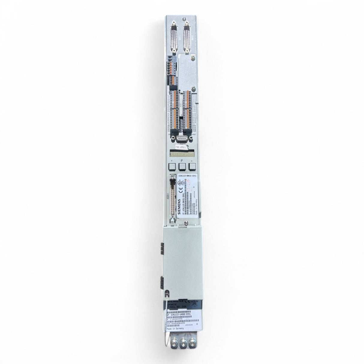 Siemens Simodrive Steuerungsmodul Art.-Nr. 6SN1118-0NK01-0AA1 + LT-Modul INT. 2x8A Art.-Nr. 6SN1123-1AB00-0AA1 z. B. IMA Maschinen