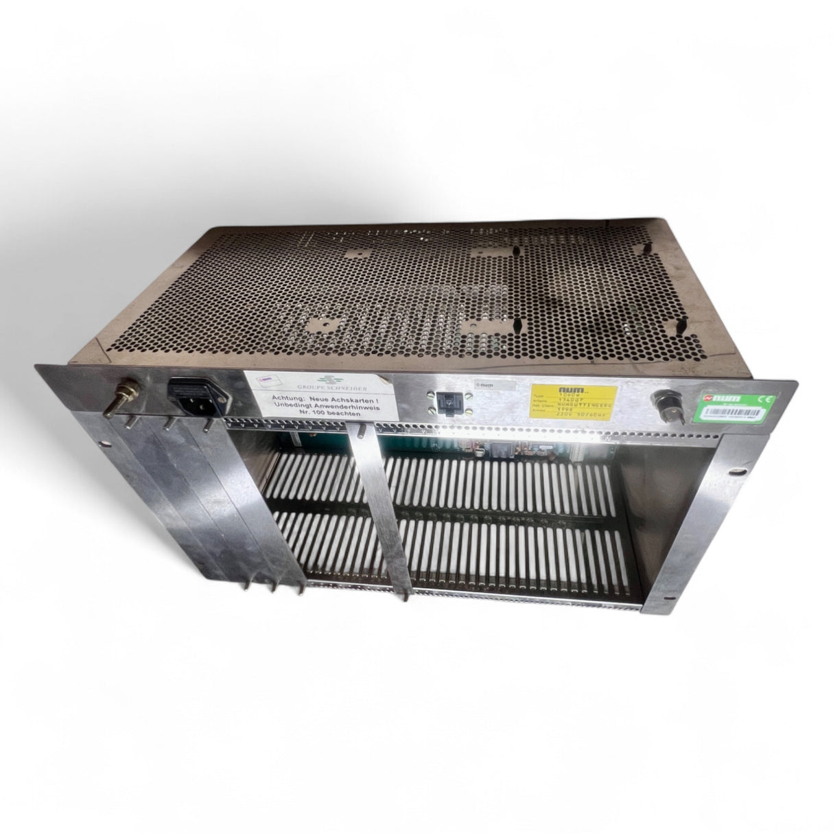 NUM 1060W CNC Steuerung – 19”-Rack (7HE) mit Backplane 48×31×32 cm, 220V 50/60Hz – Art.-Nr. 0224202080F – kompatibel mit IMA 810 V