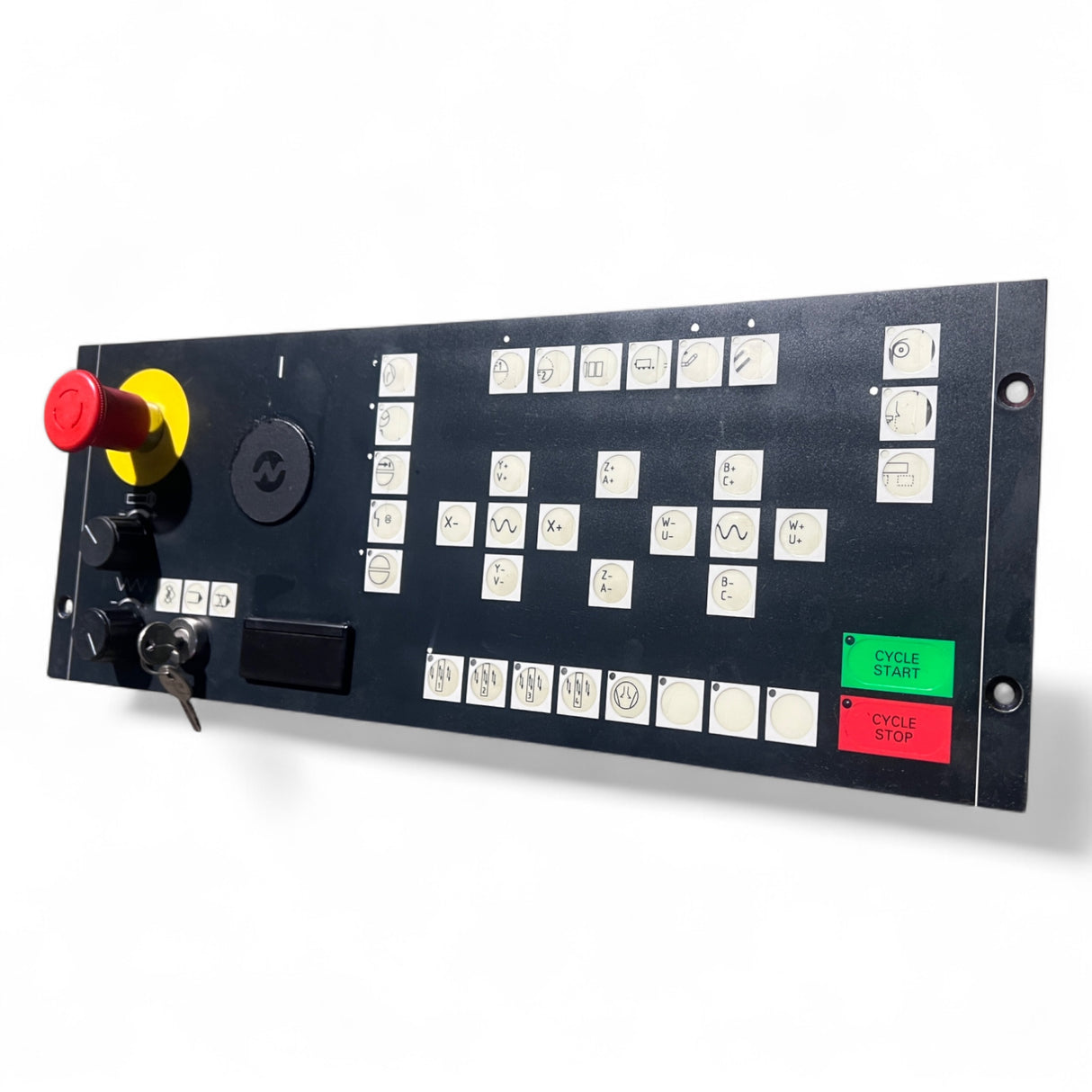 NUM 830M Operator Panel (Bedienfeld Kurzhubtastatur / Keyboard Panel) Original Ersatzteil für IMA CNC-Maschinen mit NUM 1060 Steuerung – Art.-Nr. 207202830M