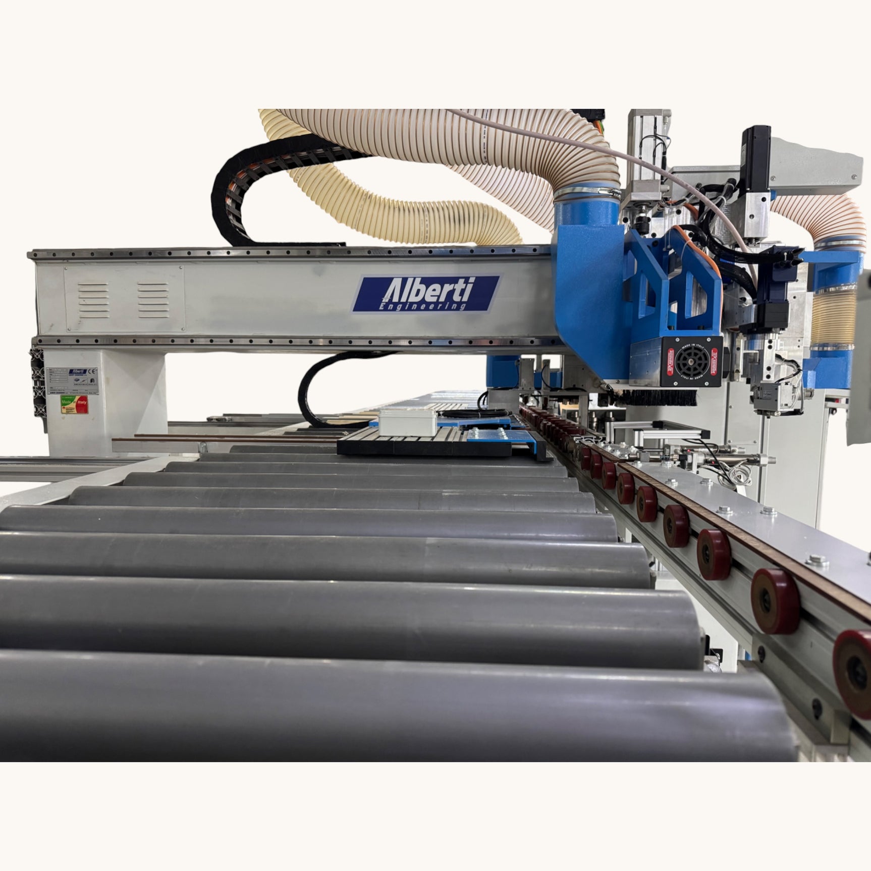 ALBERTI VECTOR CN CNC Vertikalbohrmaschine Fräsmaschine Dübeleintreibmaschine Beschlagsetzmaschine 6-seitig