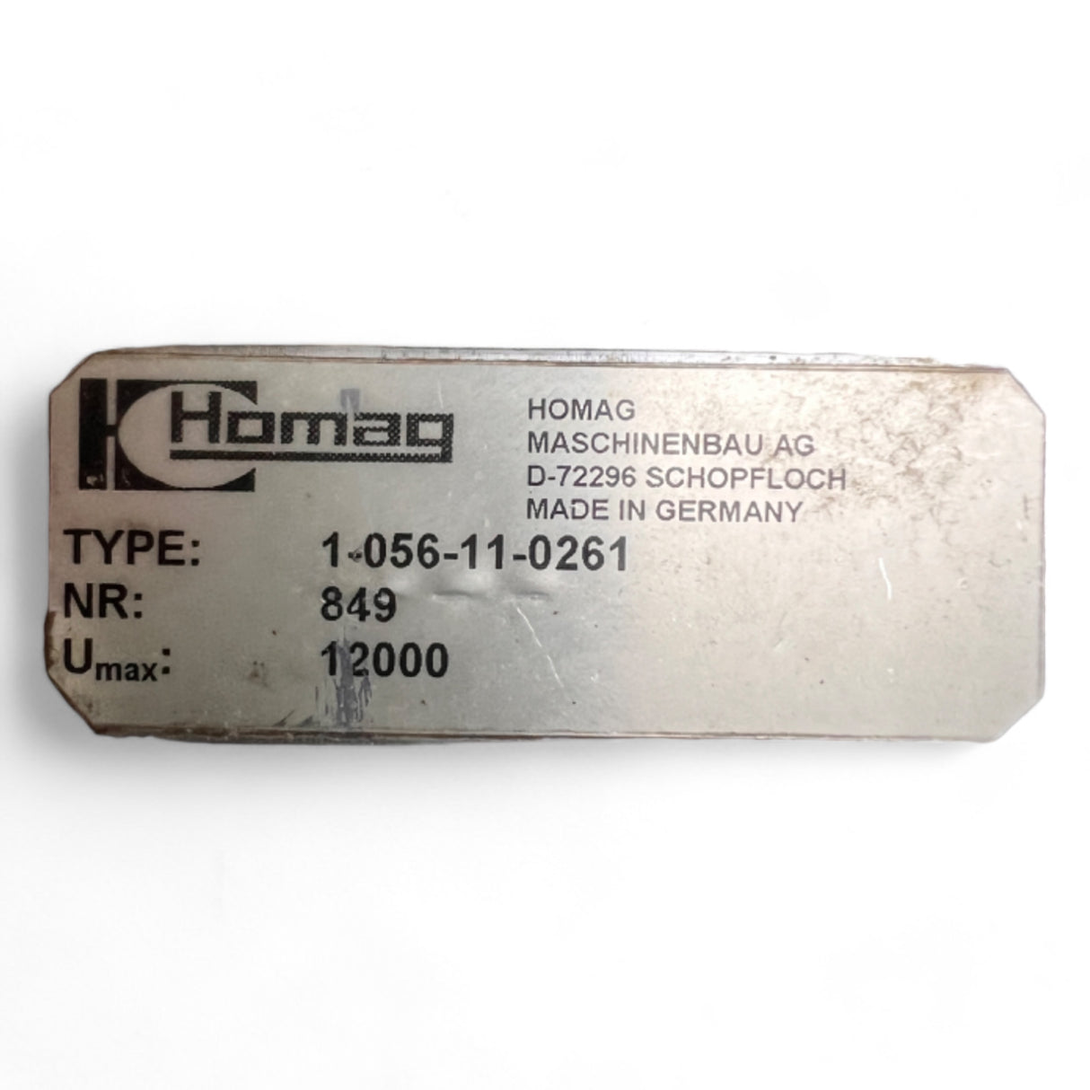 HOMAG/WEEKE/BENZ adapter unit 1-056-11-0261 change unit edge gluing post-processing unit BAZ