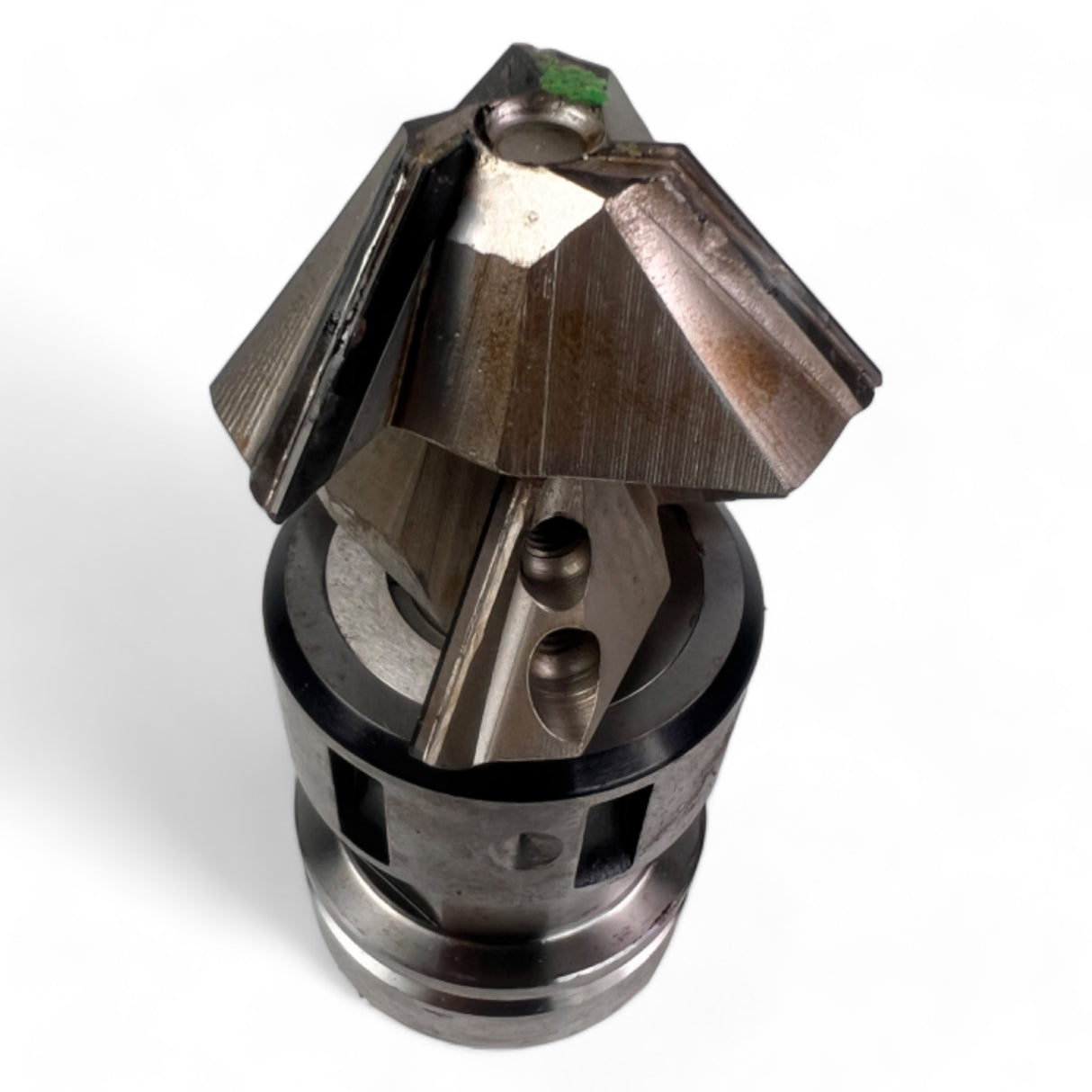 HSK 63 F Spannzangenfutter mit Spannzange und HW Profilfräser Ø 56 mm 2 HW Fasefräsern , Z=3