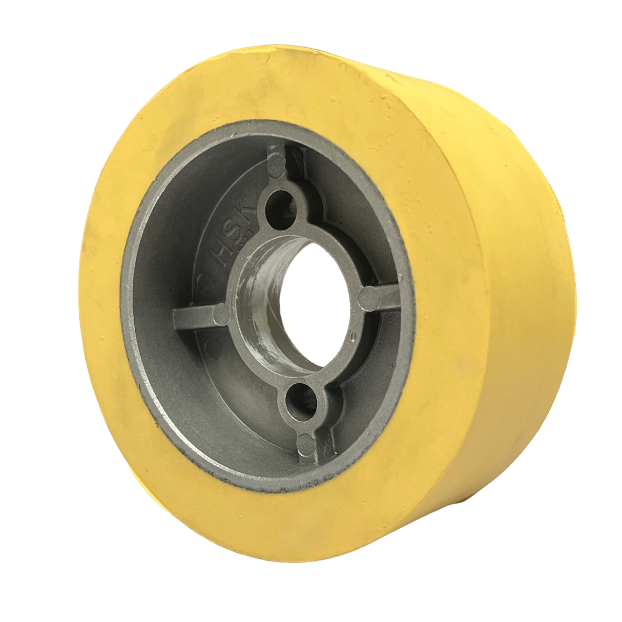 4 Pieces PUR Feeder Rollers 120 x 60 mm HighGrip Polyurethane (PU R) with Aluminum Core – Ø35 mm Bore – Bolt Circle 8.5 x 48.5 – for Maggi, Haffner, HolzHer