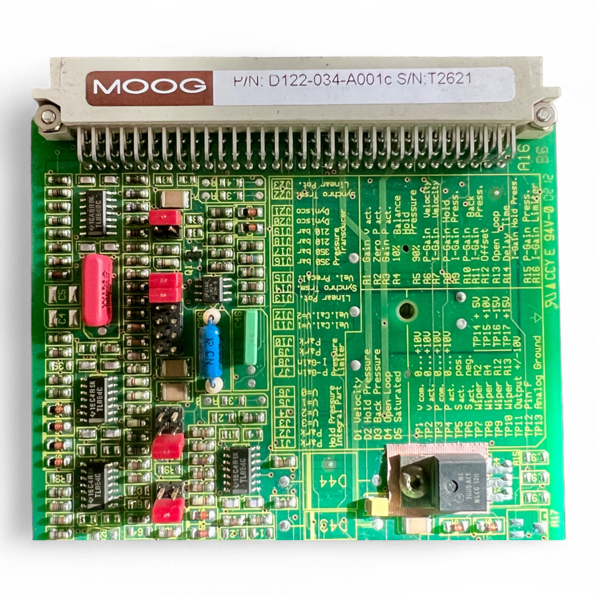 Moog D122-034-A001 c S/N T2621 Ventilsteuerkarte Battenfeld Servo Valve