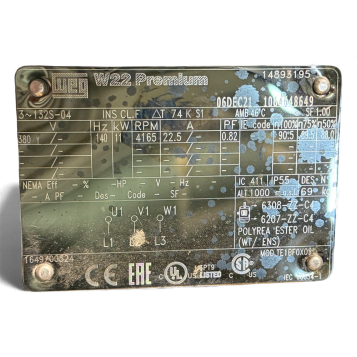 Atlas Copco Trockenlauf Vakuumpumpe DZS 400 VSD+Art Nr DZS400VSD+