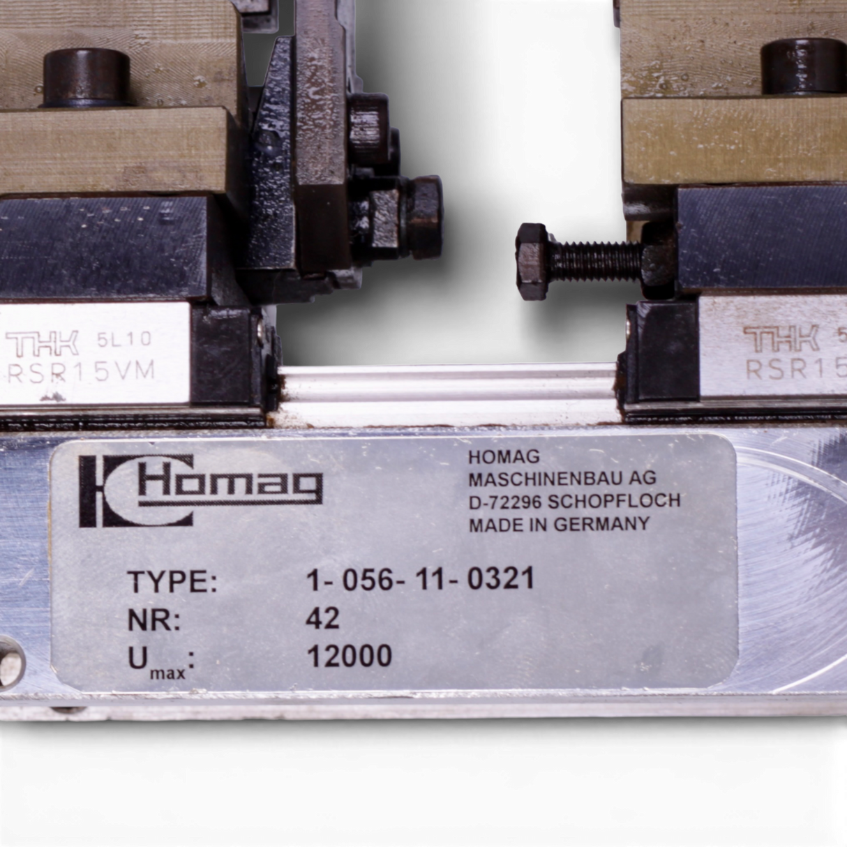 HOMAG/WEEKE/BENZ adapter unit 1-056-11-0261 change unit edge gluing post-processing unit BAZ