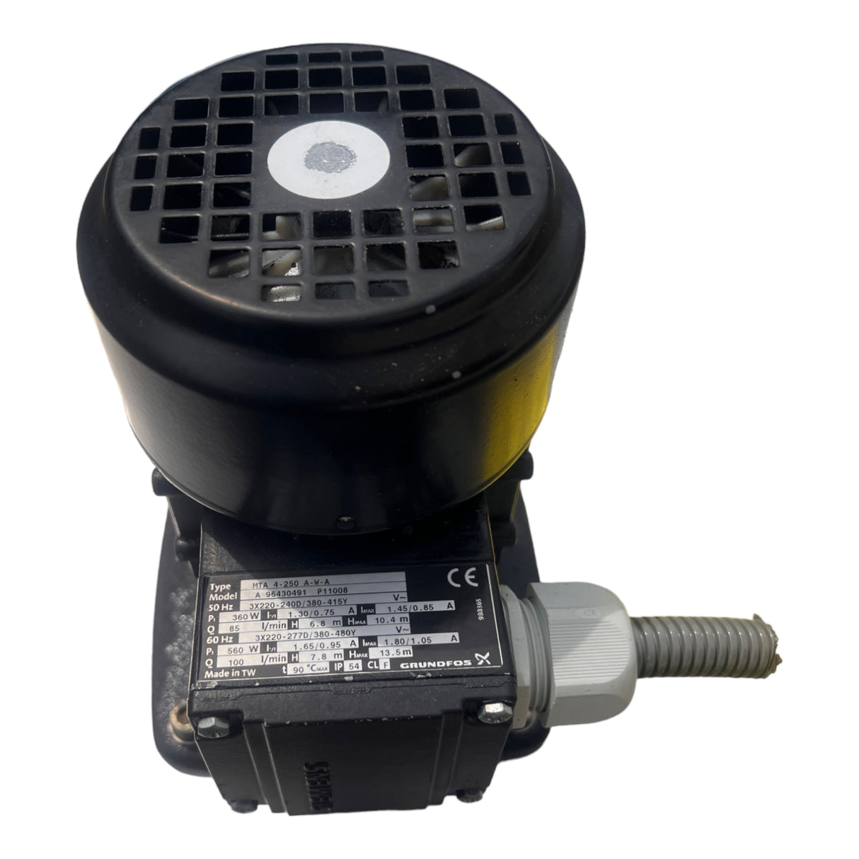 Edelstahl Kühlmittelbehälter HOMAG IMA mit Grundfos Pumpe MTA 4-250 A-W-A