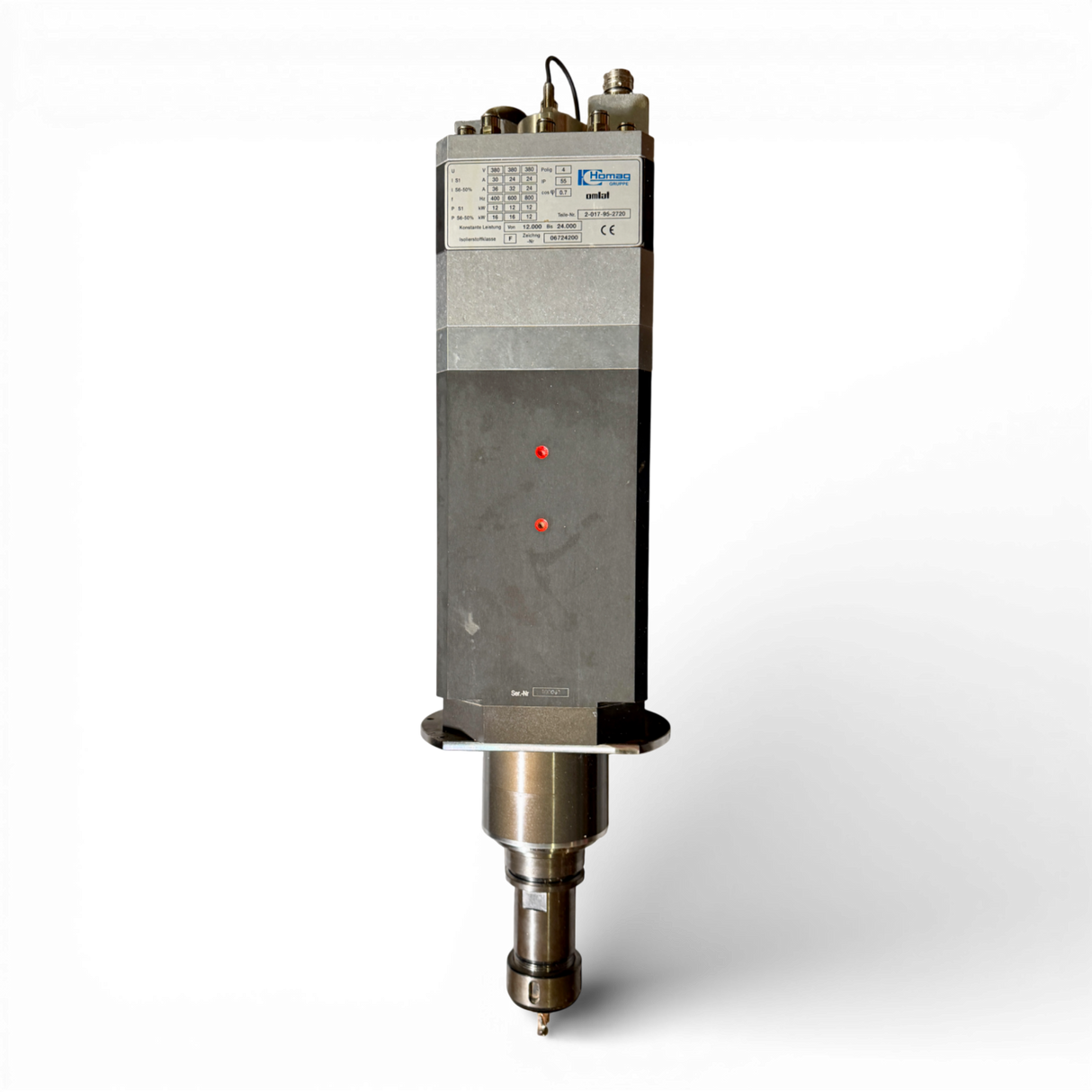 HOMAG WEEKE OMLAT Motorspindel Hauptspindel Motorspindel Motor Hauptmotor Teile Nr. 2-017-95-2720 Art Nr 2017952720 Zeichnung 06724200 CNC