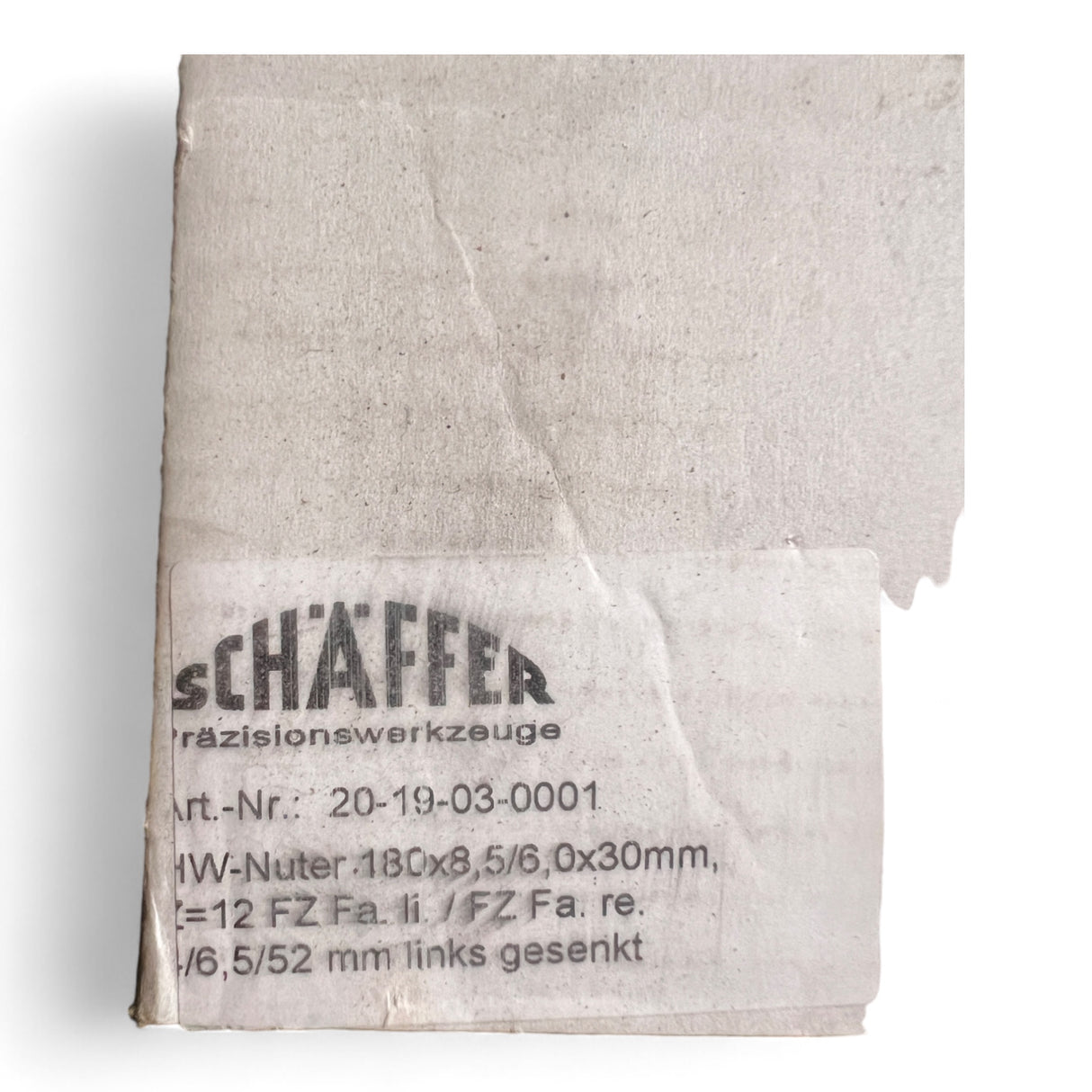 HW-Nuter (Schäffer) D=180, 8,5/6,0, Z=12, b=30, 10.000 U/min