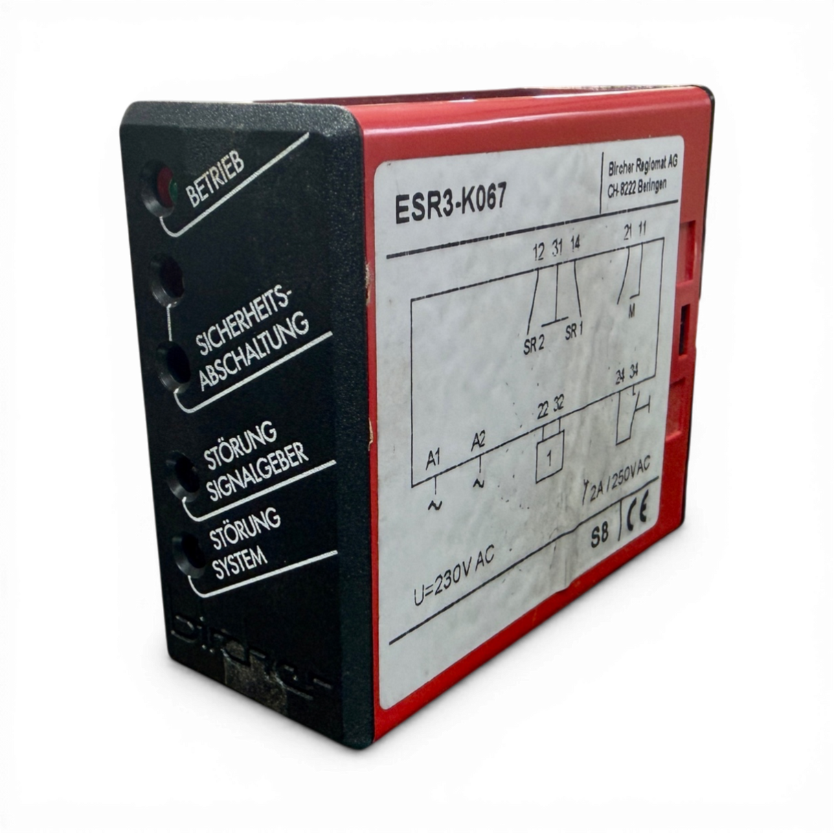 BIRCHER ESR3-K067 Sicherheitsschaltgerät | 230V AC | 4-008-32-0456