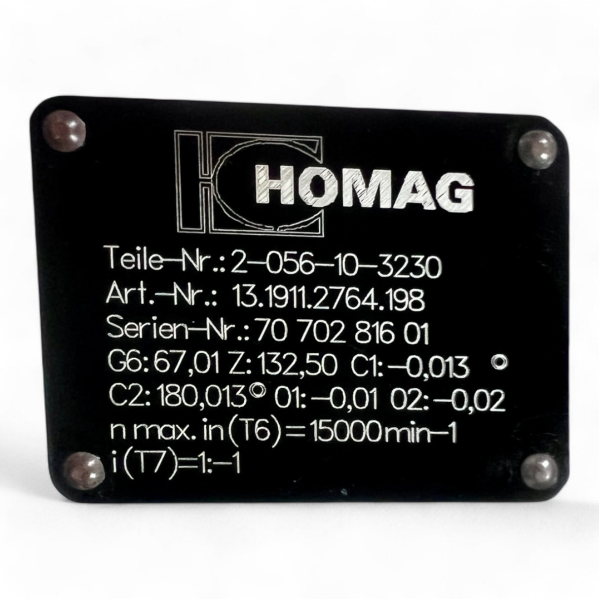 HOMAG Adapteraggregat Säge schrägstellbar Wechselaggregat 2-0556-0-3230 Art. 13.1911.2764.198