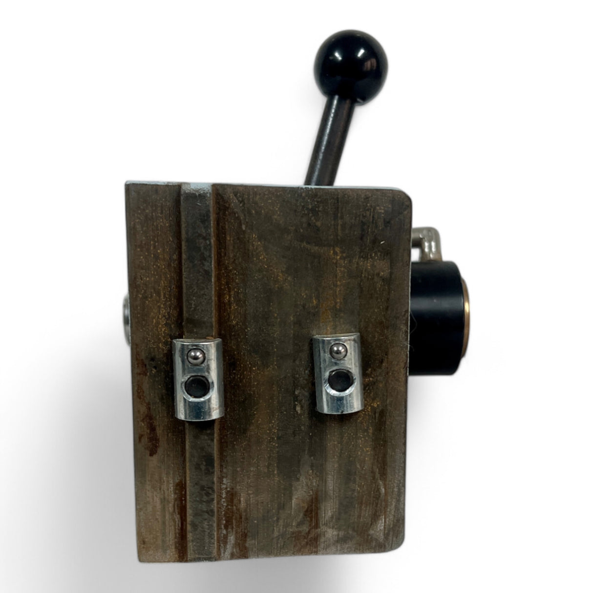 Cylinder stop with clamping device for WEEKE BHC / HOMAG machines – Used Rear Stop Cylinder Side